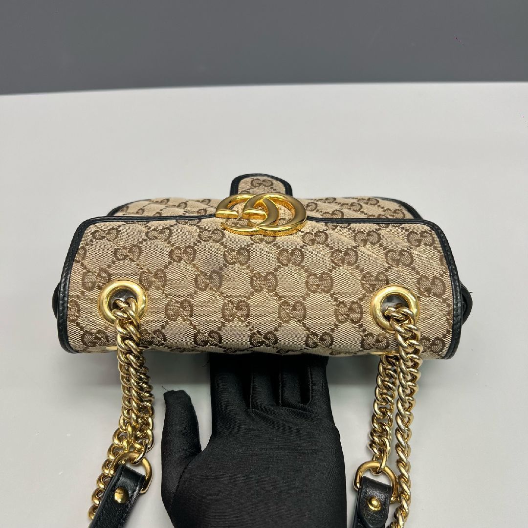 Gucci Gucci GG Marmont Canvas Shoulder Bag Size ONE SIZE - 4 Thumbnail
