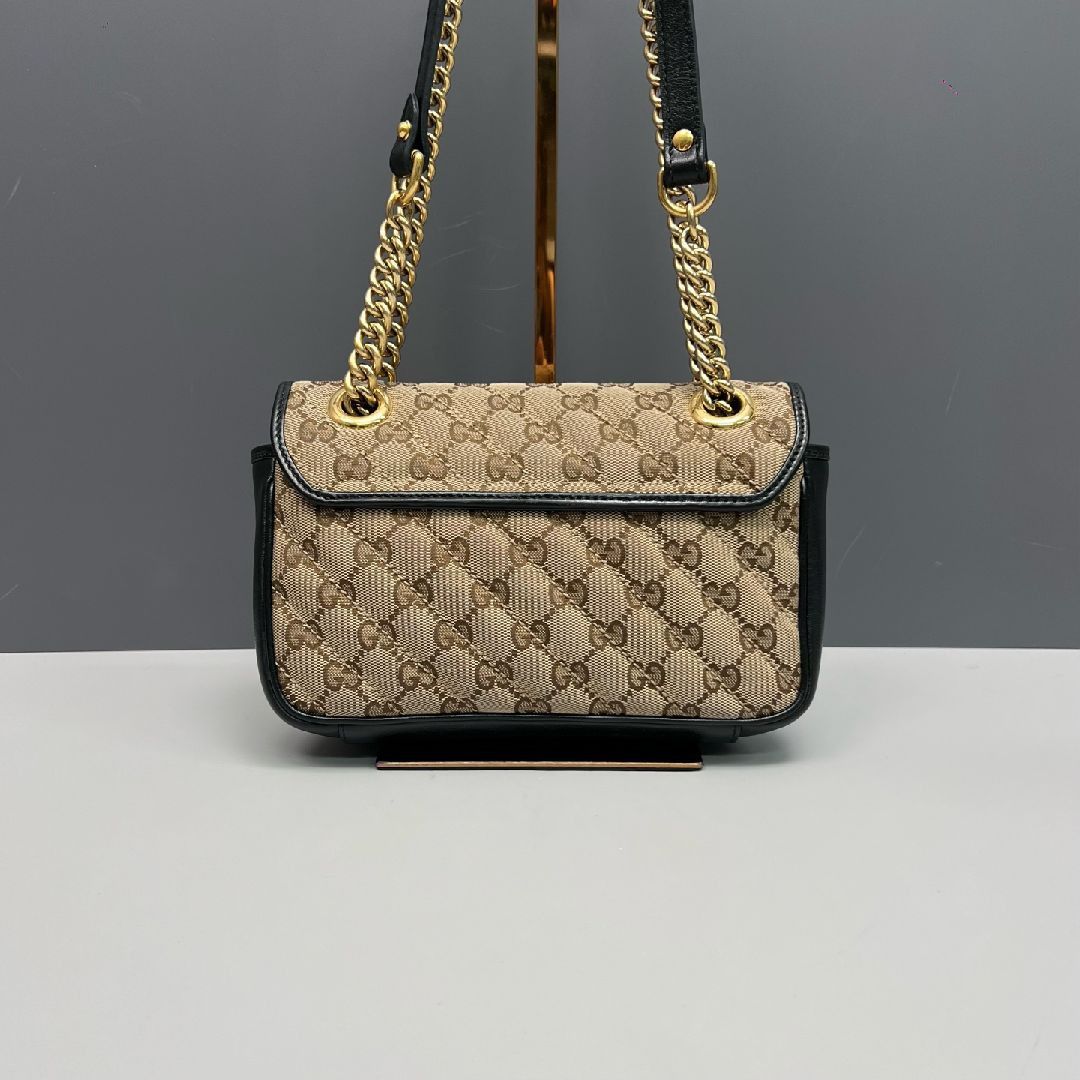Gucci Gucci GG Marmont Canvas Shoulder Bag Size ONE SIZE - 3 Thumbnail