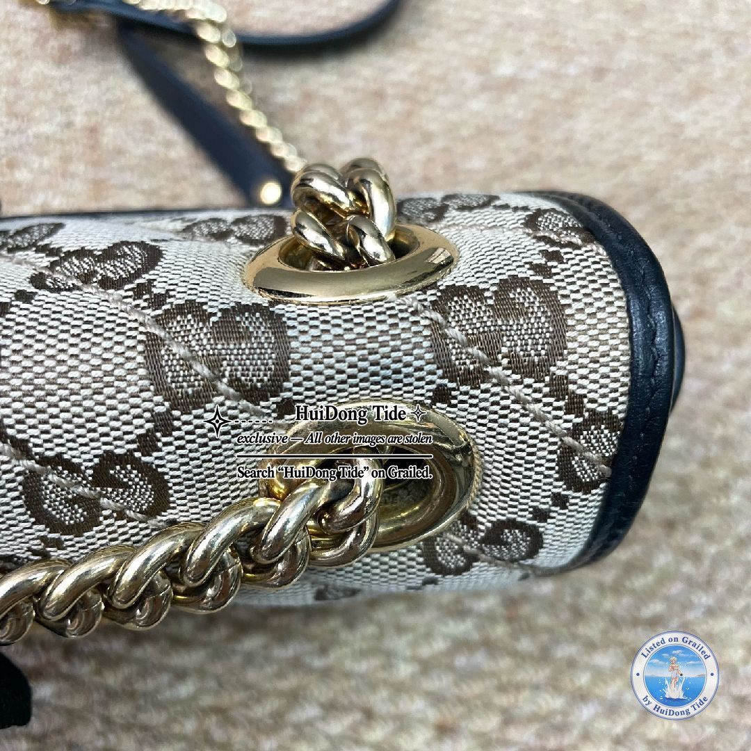 Gucci Gucci GG Marmont Canvas Shoulder Bag Size ONE SIZE - 12 Thumbnail