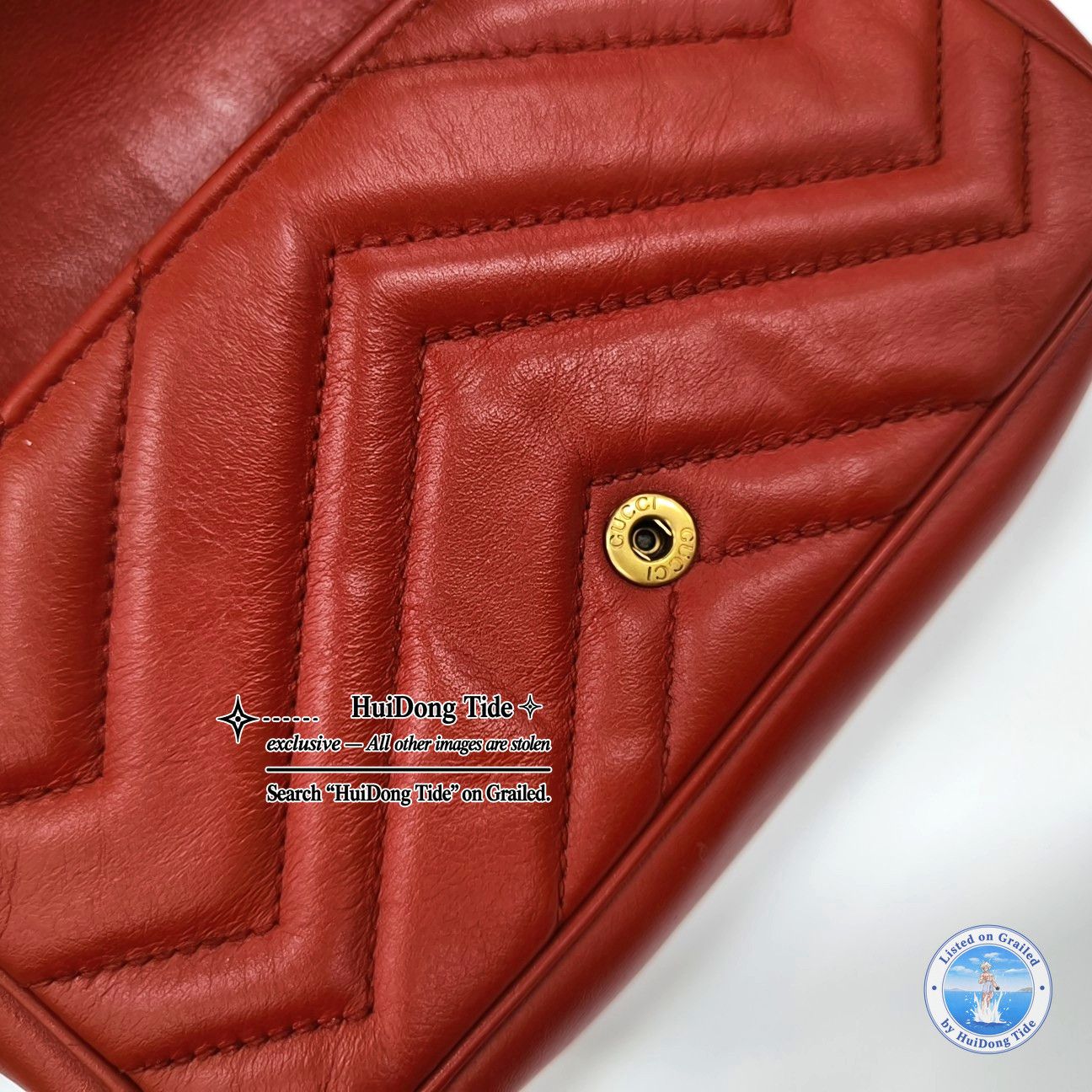 Gucci GUCCI GG Marmont Mini Quilted Leather Bag Size ONE SIZE - 9 Thumbnail