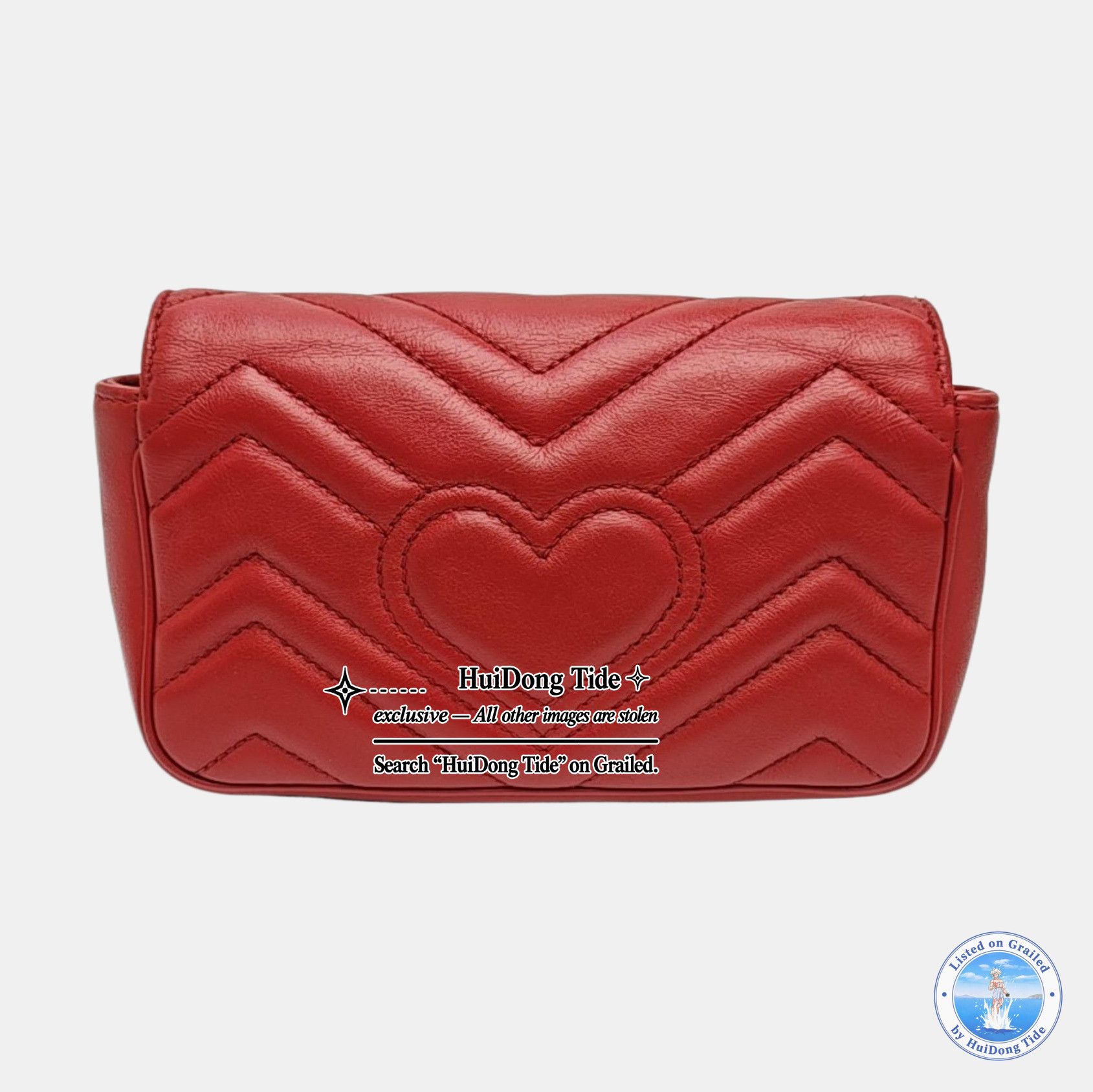 Gucci GUCCI GG Marmont Mini Quilted Leather Bag Size ONE SIZE - 5 Thumbnail