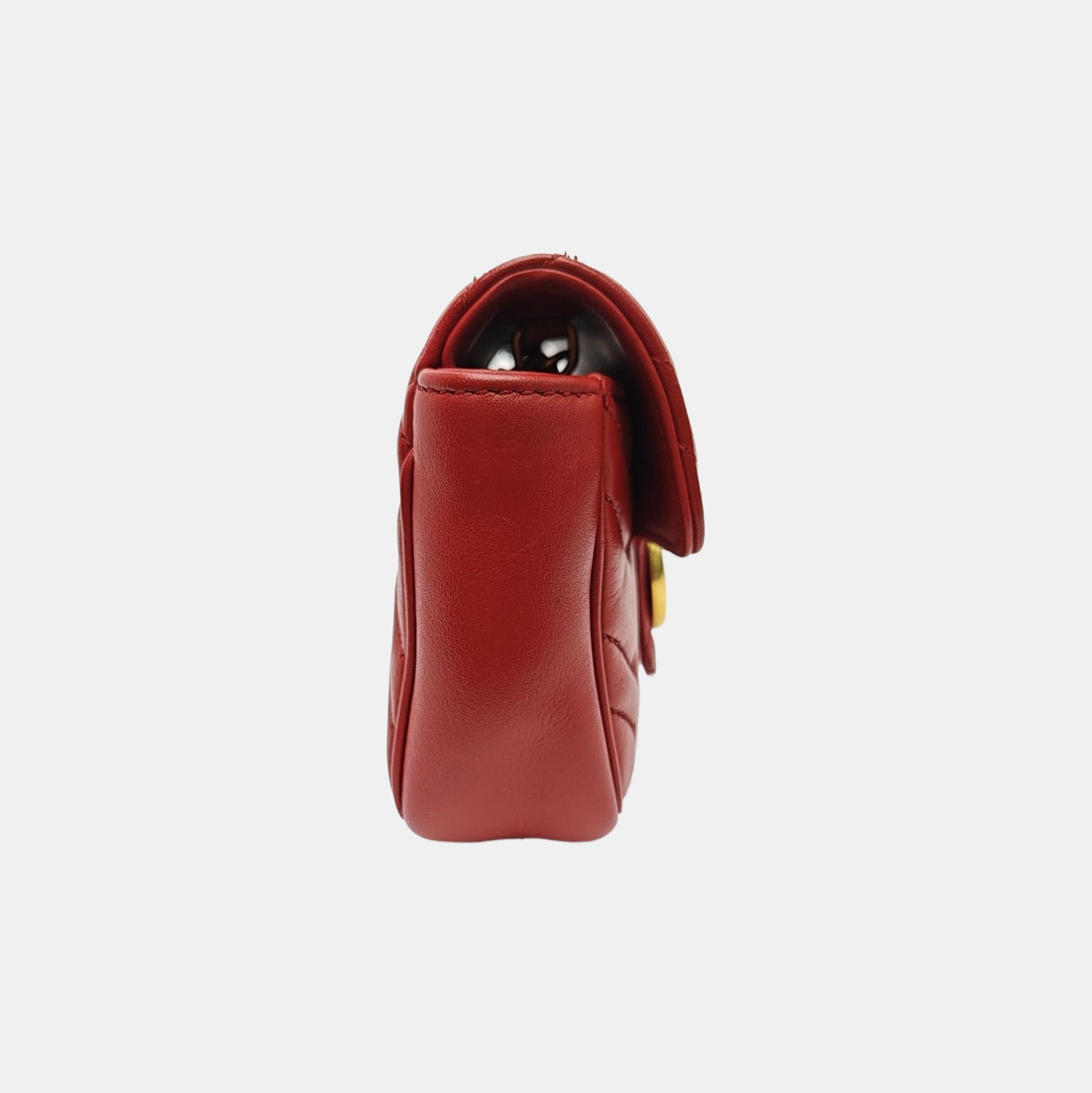 Gucci GUCCI GG Marmont Mini Quilted Leather Bag Size ONE SIZE - 4 Thumbnail