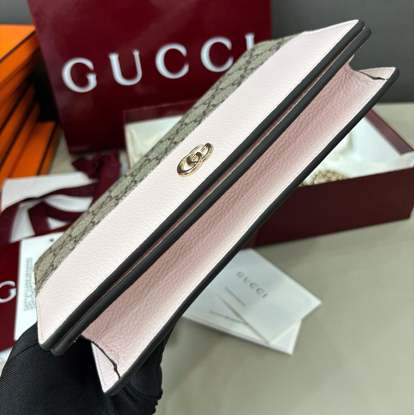 Gucci Gucci GG Marmont Logo Canvas Crossbody Bag ONE SIZE Size ONE SIZE - 7 Thumbnail