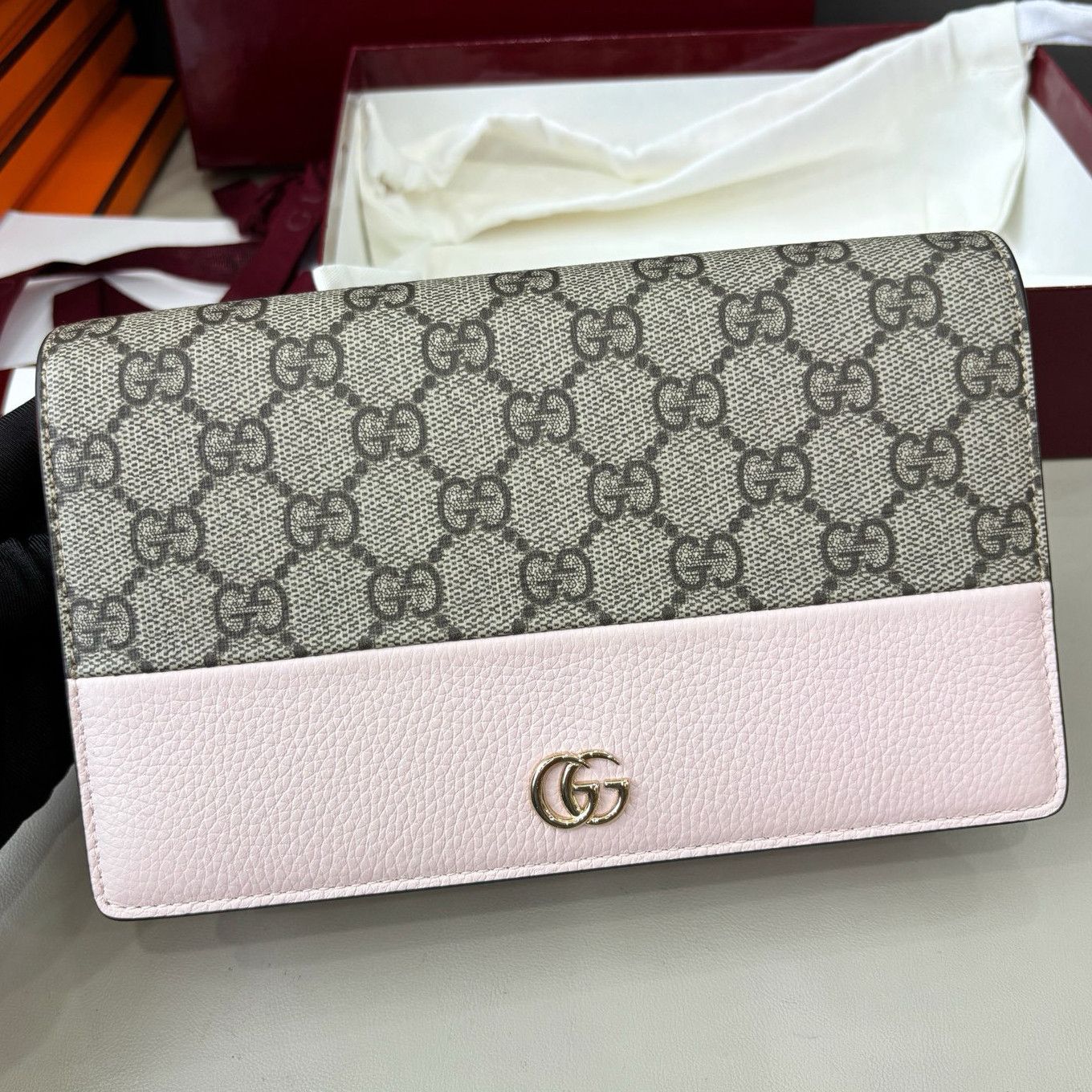 Gucci Gucci GG Marmont Logo Canvas Crossbody Bag ONE SIZE Size ONE SIZE - 2 Thumbnail