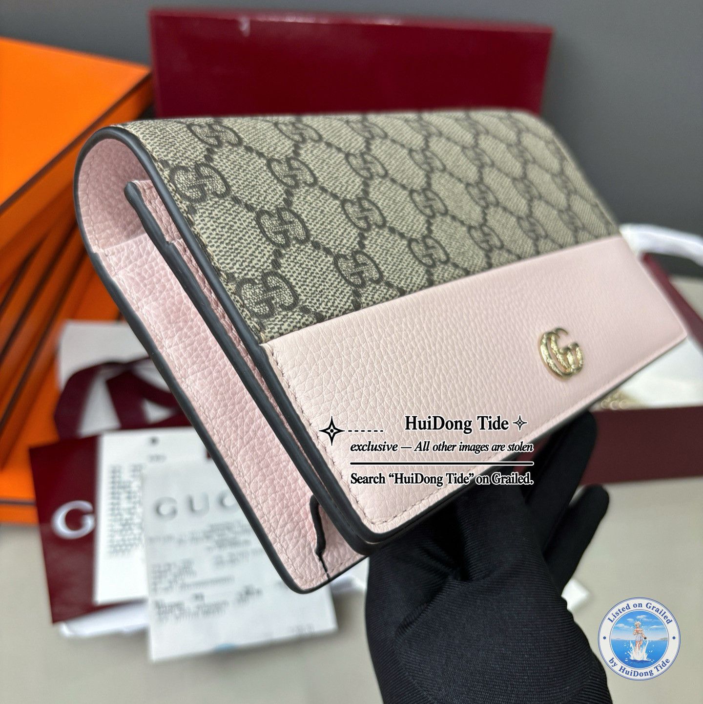 Gucci Gucci GG Marmont Logo Canvas Crossbody Bag ONE SIZE Size ONE SIZE - 4 Thumbnail