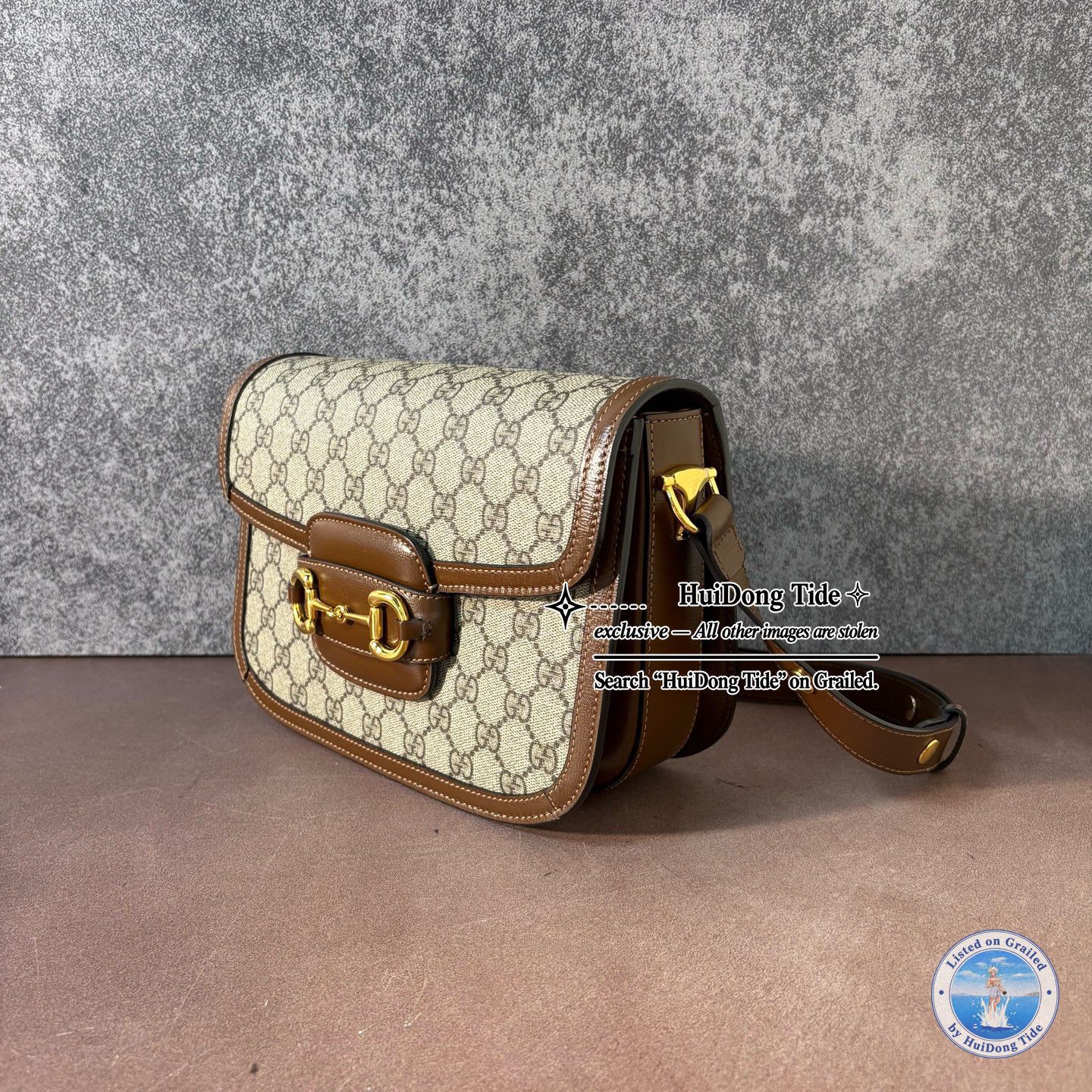 Gucci Gucci Horsebit 1955 Monogram Shoulder Bag Size ONE SIZE - 5 Thumbnail