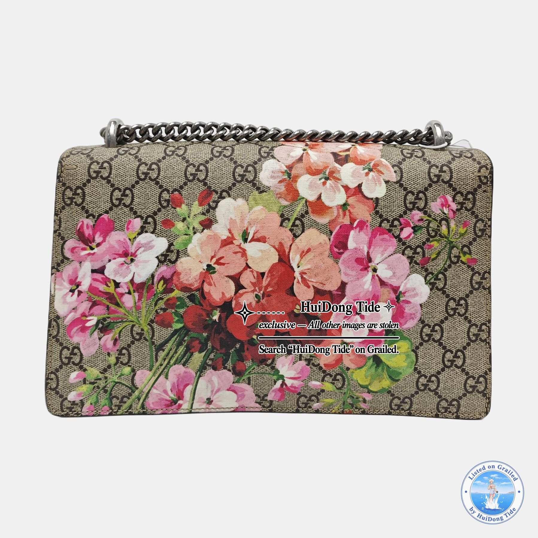Gucci Gucci Dionysus Floral Coated Canvas Shoulder Bag Size ONE SIZE - 5 Thumbnail