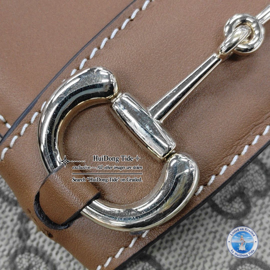 Gucci Gucci Horsebit 1955 GG Supreme Shoulder Bag Size ONE SIZE - 9 Thumbnail