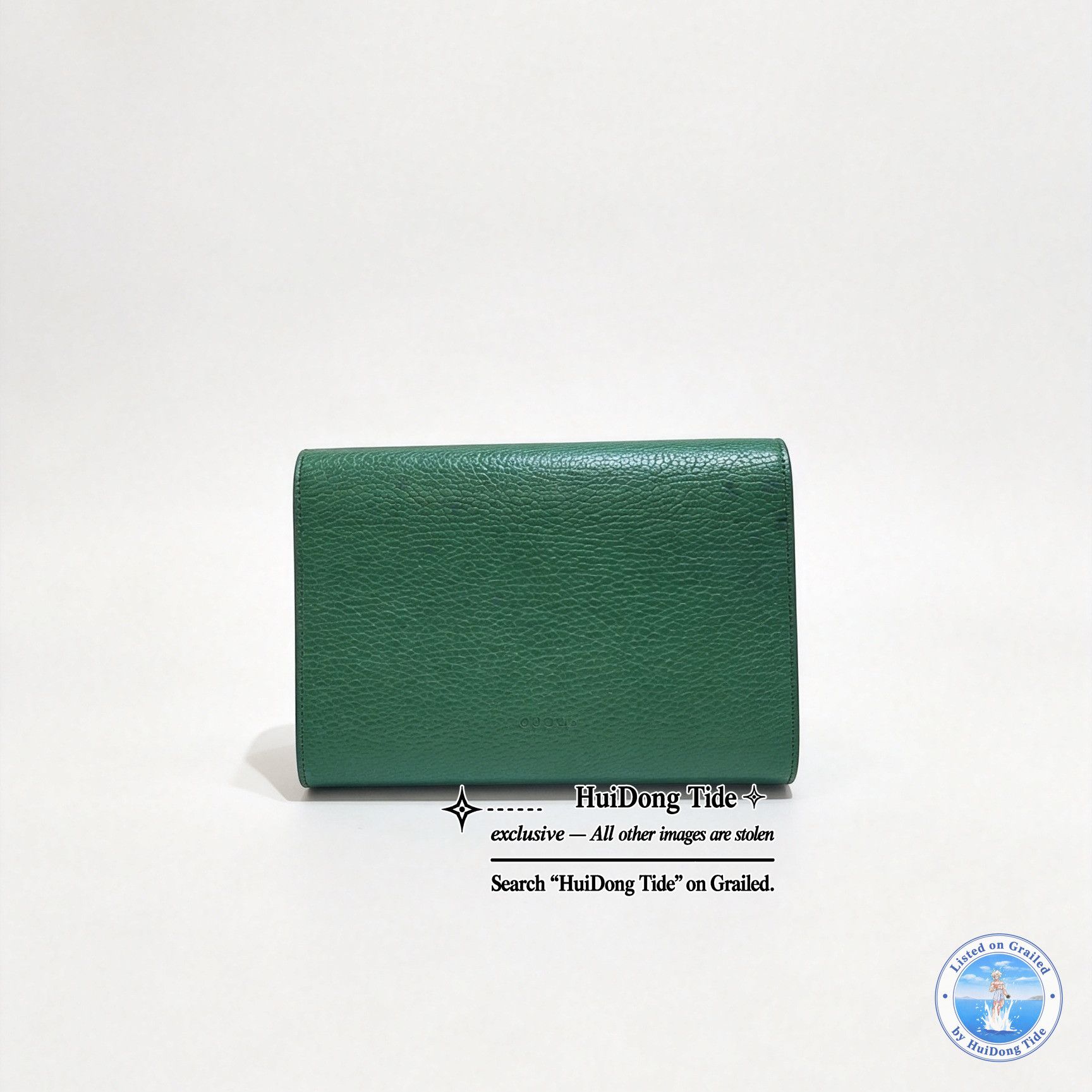 Gucci Gucci Dionysus Green Leather Tiger Head Shoulder Bag Size ONE SIZE - 3 Thumbnail