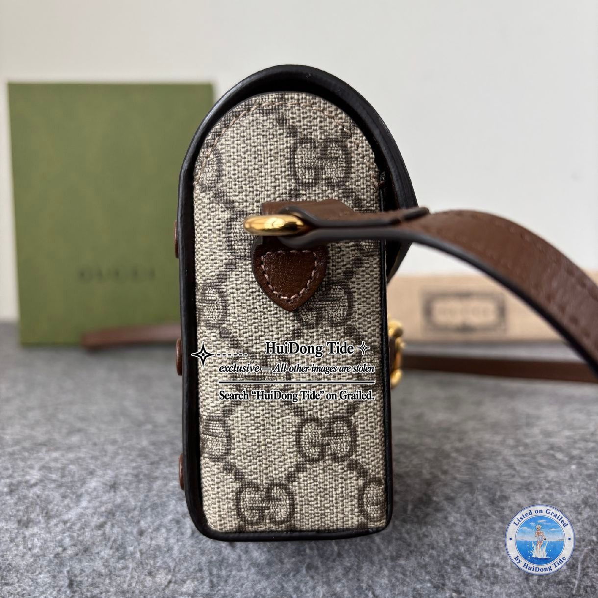 Gucci Gucci Horsebit 1955 Mini Logo Crossbody Bag Size ONE SIZE - 3 Thumbnail
