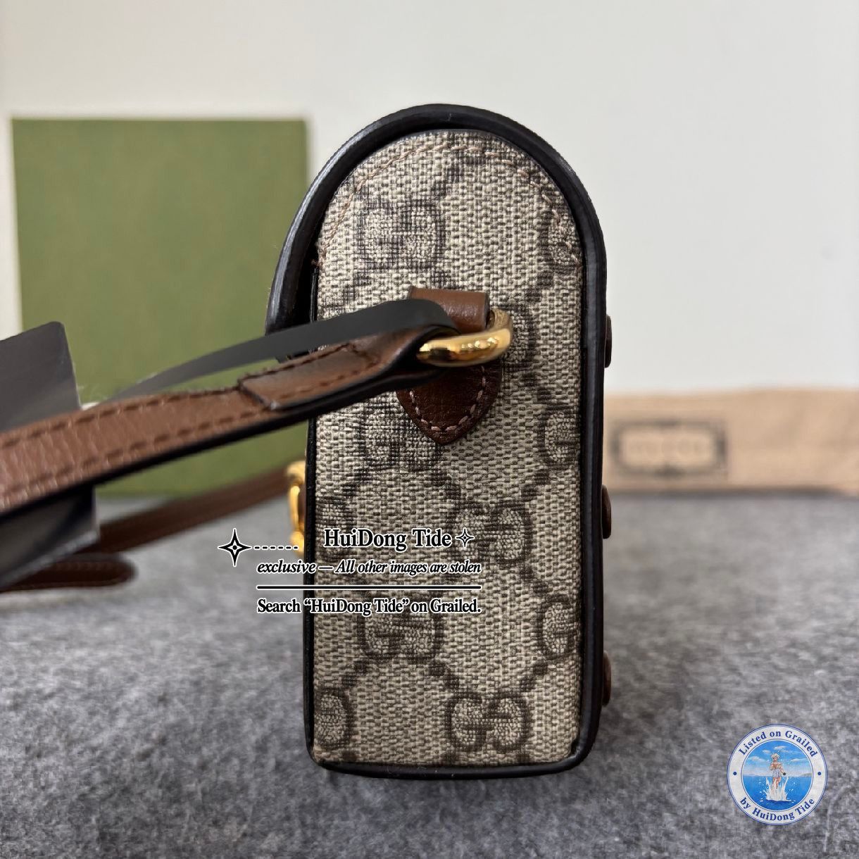 Gucci Gucci Horsebit 1955 Mini Logo Crossbody Bag Size ONE SIZE - 4 Thumbnail