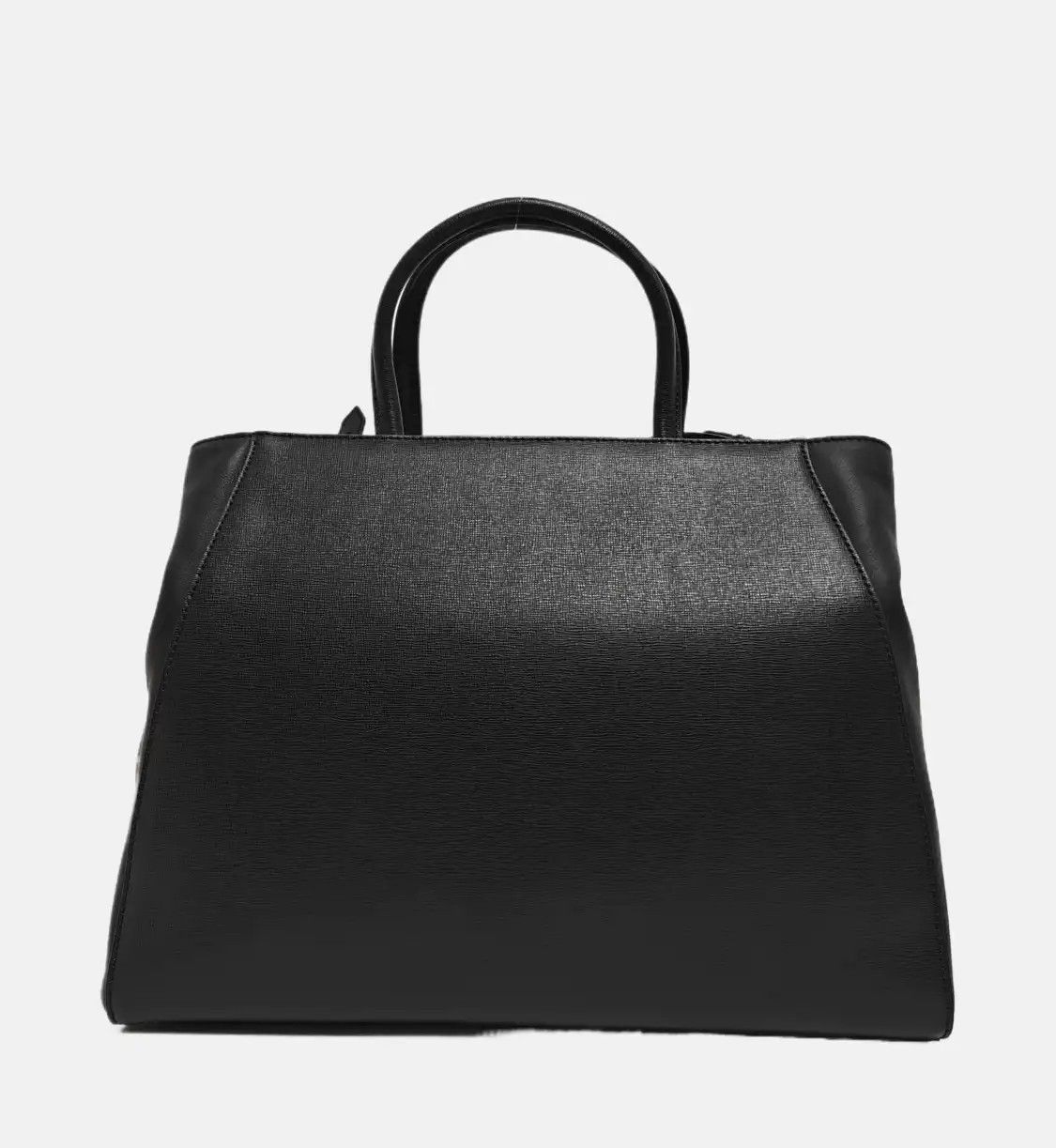 Fendi FENDI 2 Jours Medium black cowhide leather shoulder bag handbag gold hardware de Size ONE SIZE - 5 Thumbnail