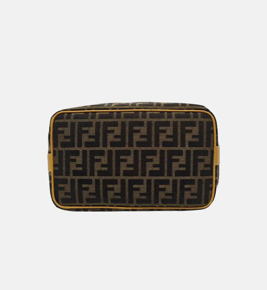 Fendi FENDI brown canvas doubleF handbag gold hardware Size ONE SIZE - 6 Thumbnail