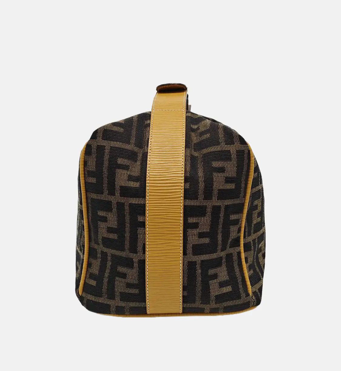 Fendi FENDI brown canvas doubleF handbag gold hardware Size ONE SIZE - 3 Thumbnail