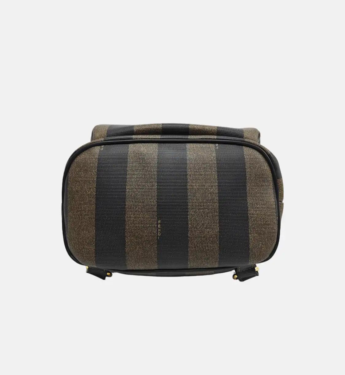 Fendi FENDI Pequin color-block coated canvas backpack gold hardware Size ONE SIZE - 5 Thumbnail