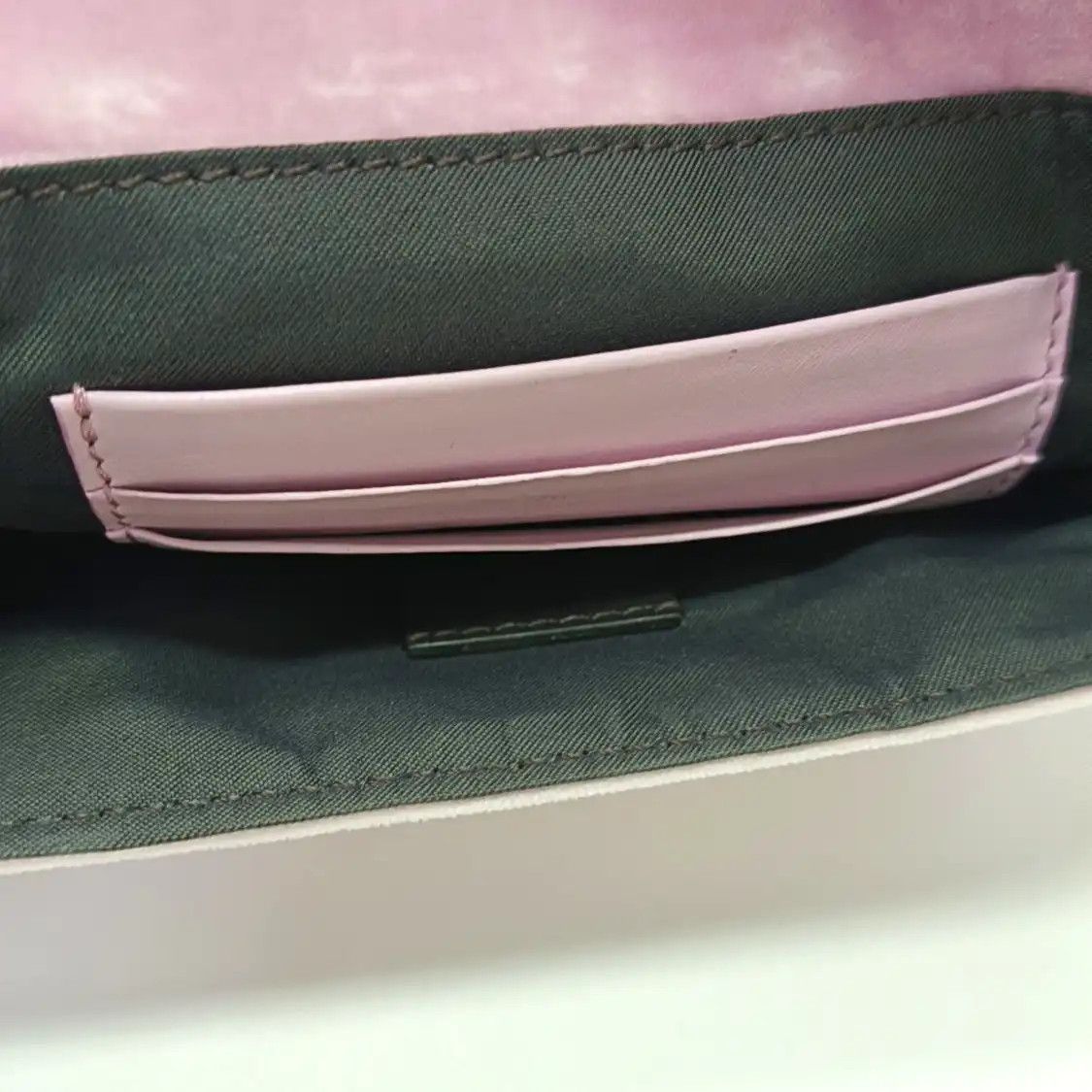 Fendi FENDI Baguette mini pink fabric doubleF shoulder bag gold hardware 2 striped det Size ONE SIZE - 18 Thumbnail