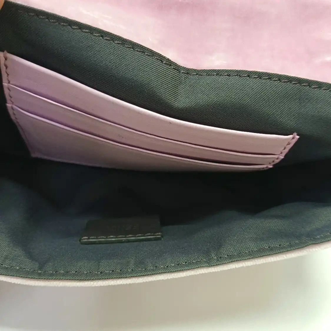 Fendi FENDI Baguette mini pink fabric doubleF shoulder bag gold hardware 2 striped det Size ONE SIZE - 6 Thumbnail