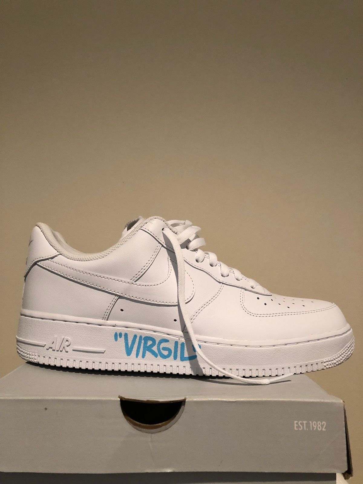 Nike Air Force 1 'SSENSE x Virgil Abloh' Signed by Virgil Abloh, US 8, String Theory, 2022