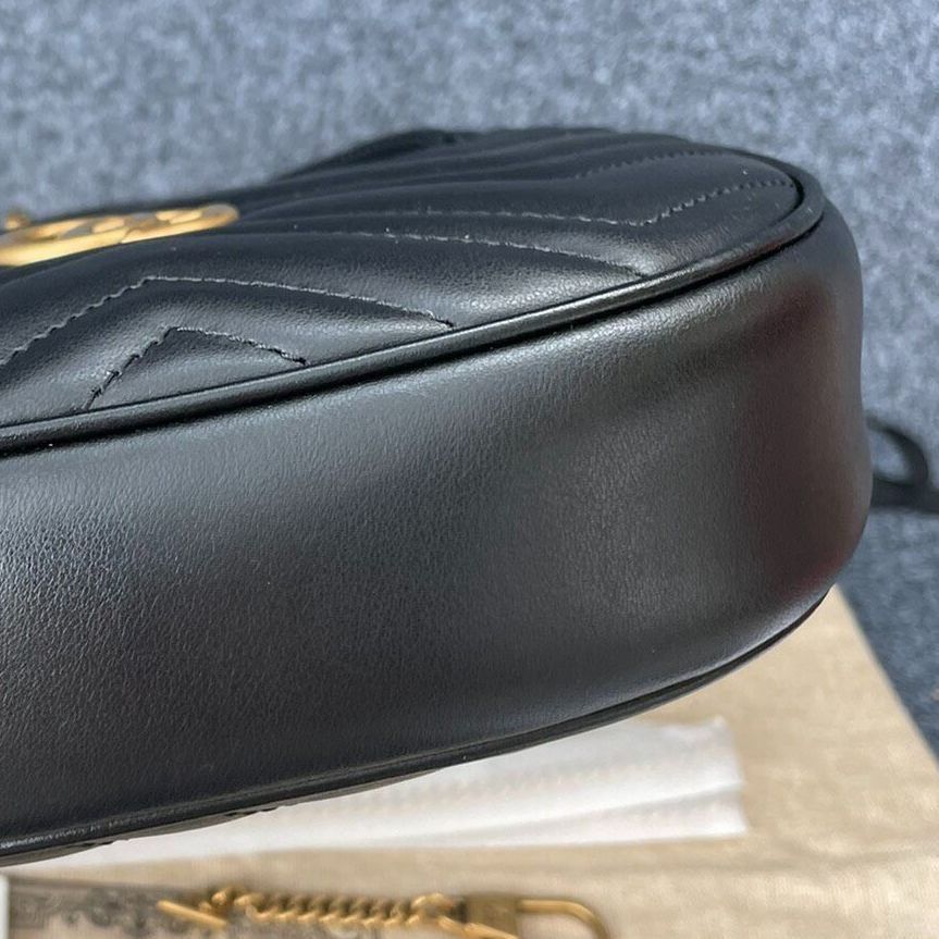 Gucci Gucci GG Marmont Quilted Leather Shoulder Bag Size ONE SIZE - 9 Thumbnail