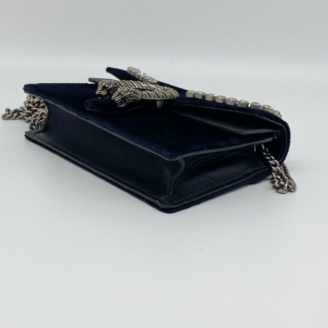 Gucci Gucci Dionysus Velvet Crystal Shoulder Bag Size ONE SIZE - 10 Thumbnail