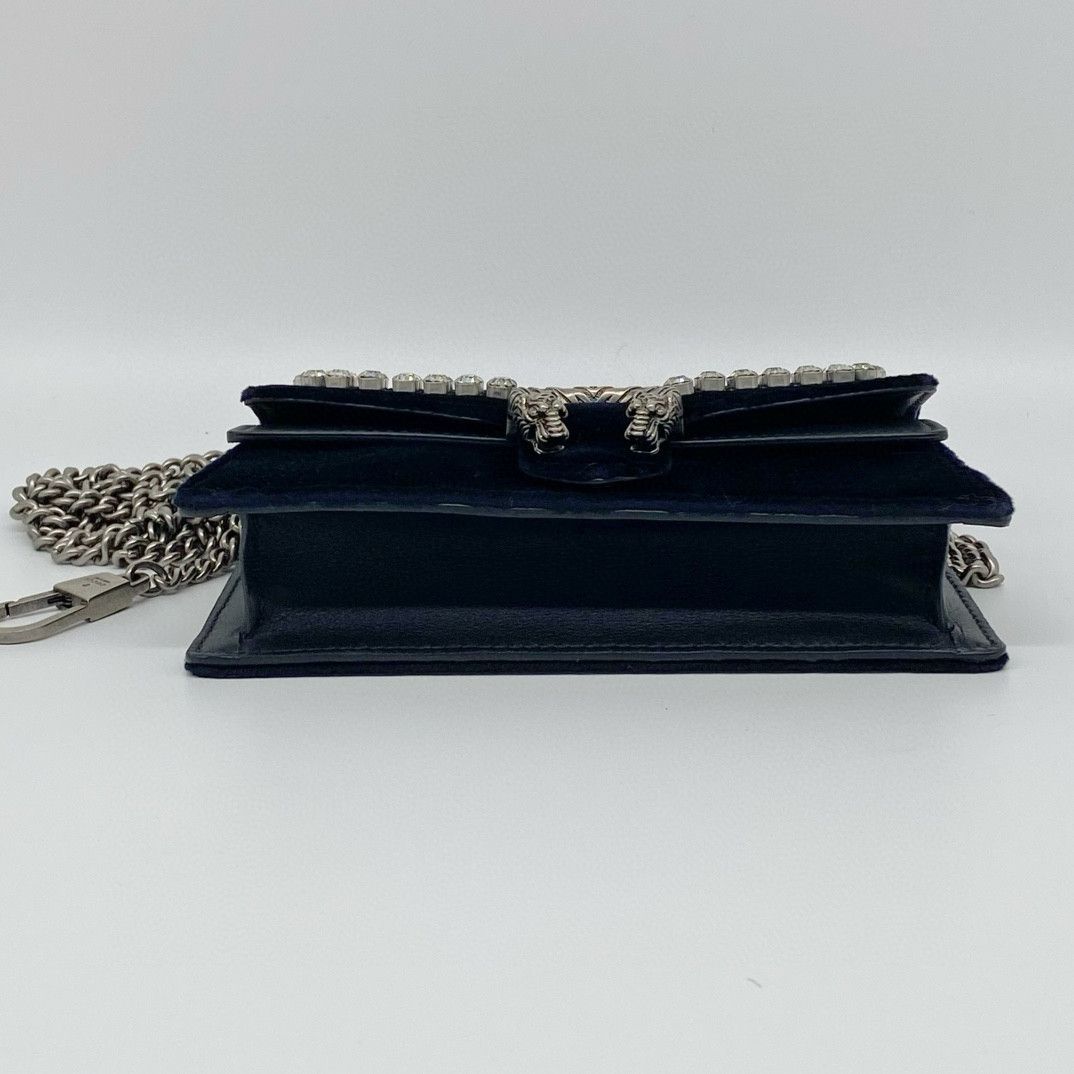 Gucci Gucci Dionysus Velvet Crystal Shoulder Bag Size ONE SIZE - 6 Thumbnail