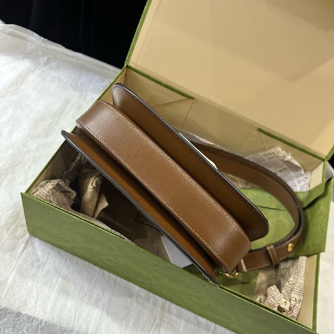 Gucci Gucci Horsebit 1955 Monogram Shoulder Bag Size ONE SIZE - 6 Thumbnail