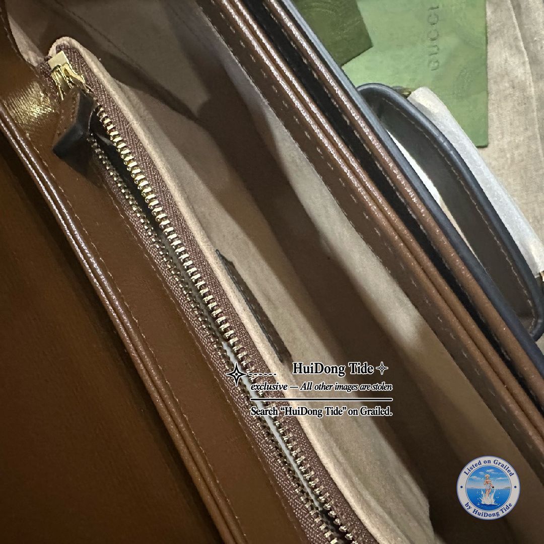 Gucci Gucci Horsebit 1955 Monogram Shoulder Bag Size ONE SIZE - 7 Thumbnail