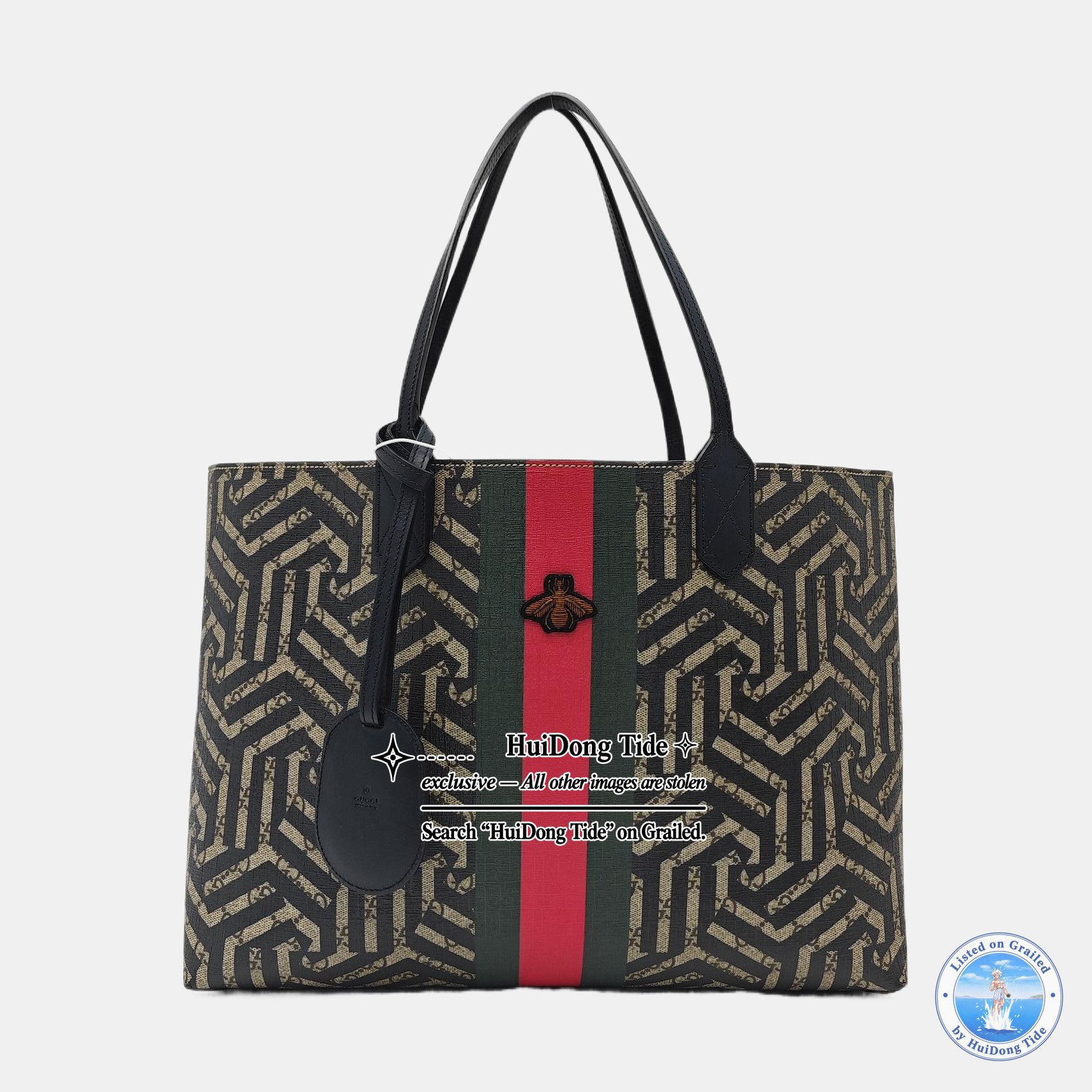Gucci Gucci GG Blooms Print Tote Bag ONE SIZE Size ONE SIZE - 7 Thumbnail