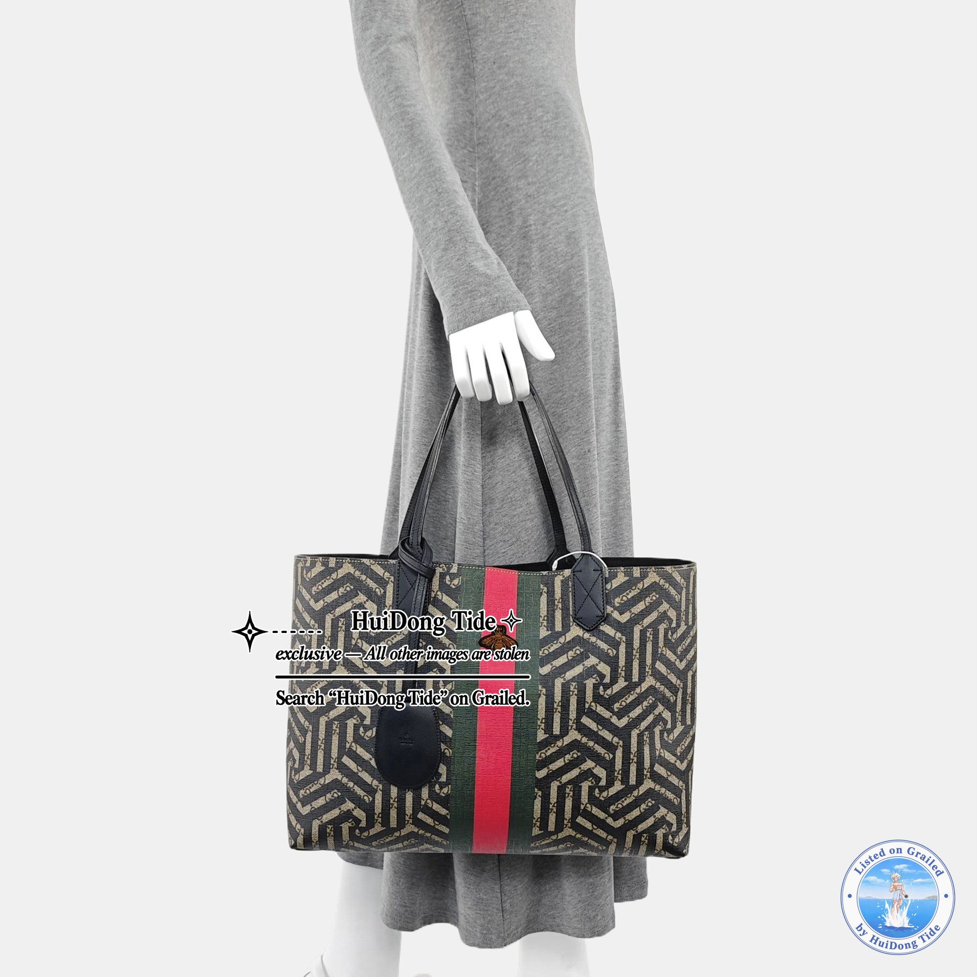 Gucci Gucci GG Blooms Print Tote Bag ONE SIZE Size ONE SIZE - 2 Thumbnail