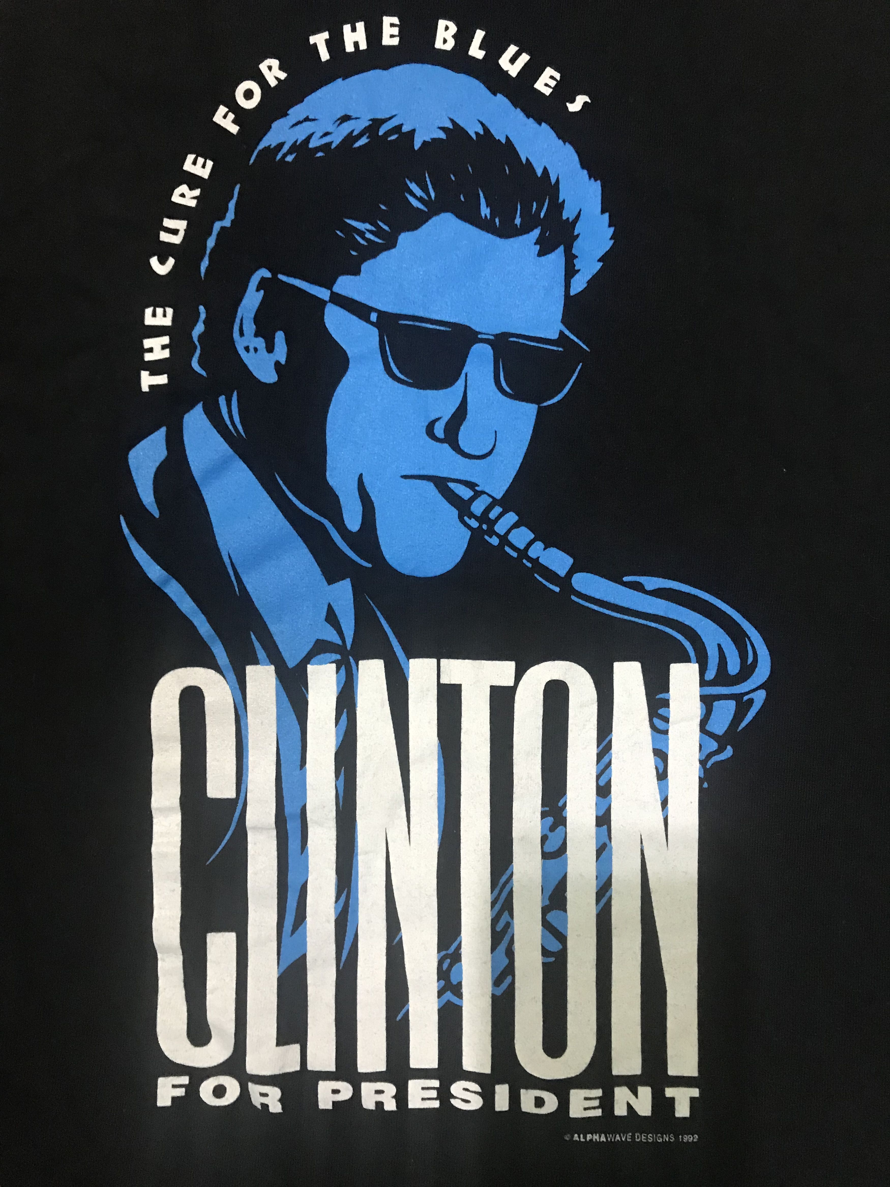 President's VINTAGE 90’S CLINTON FOR PRESIDENT TEE SHIRT Size US XL / EU 56 / 4 - 5 Thumbnail