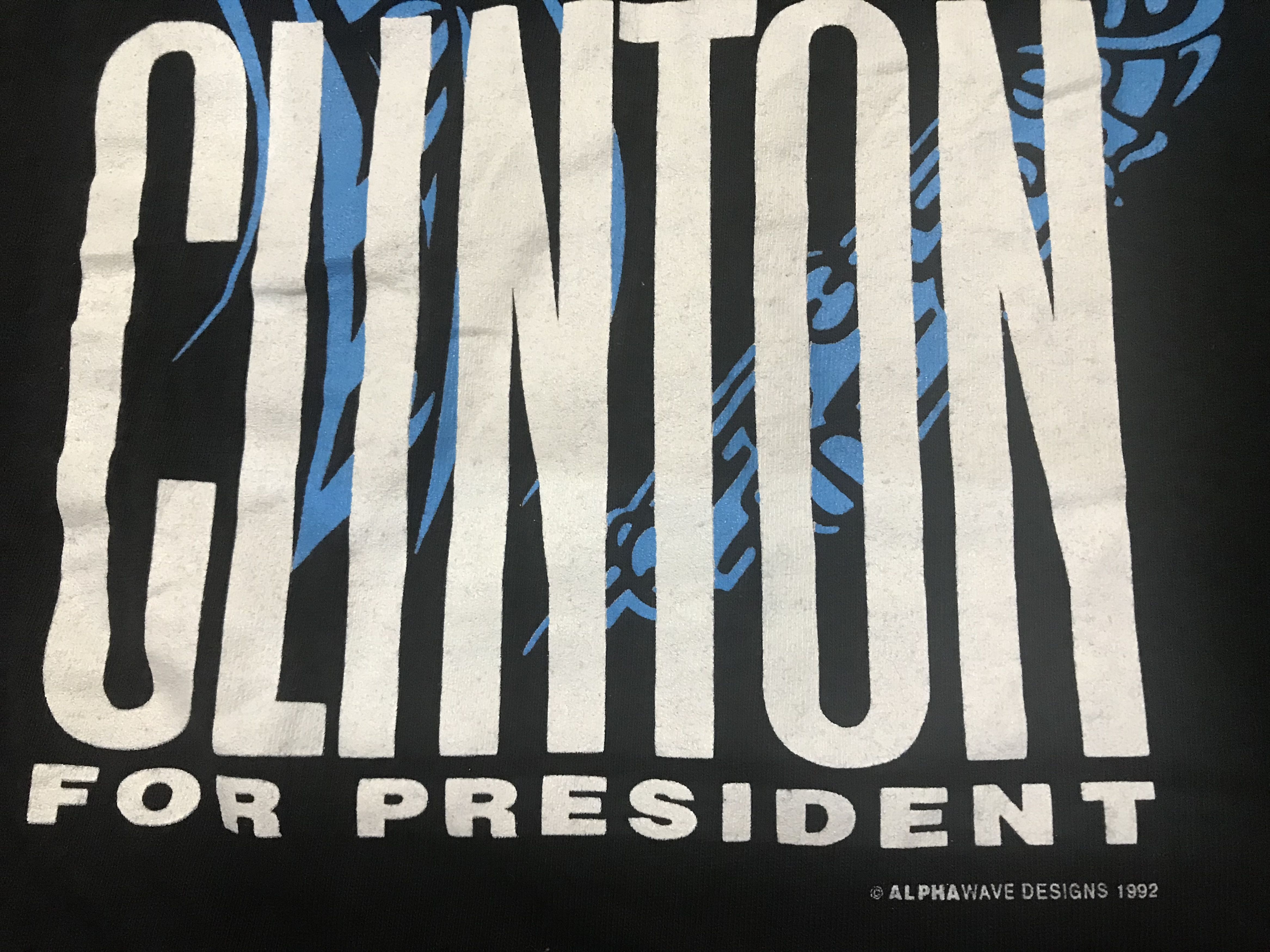 President's VINTAGE 90’S CLINTON FOR PRESIDENT TEE SHIRT Size US XL / EU 56 / 4 - 6 Thumbnail