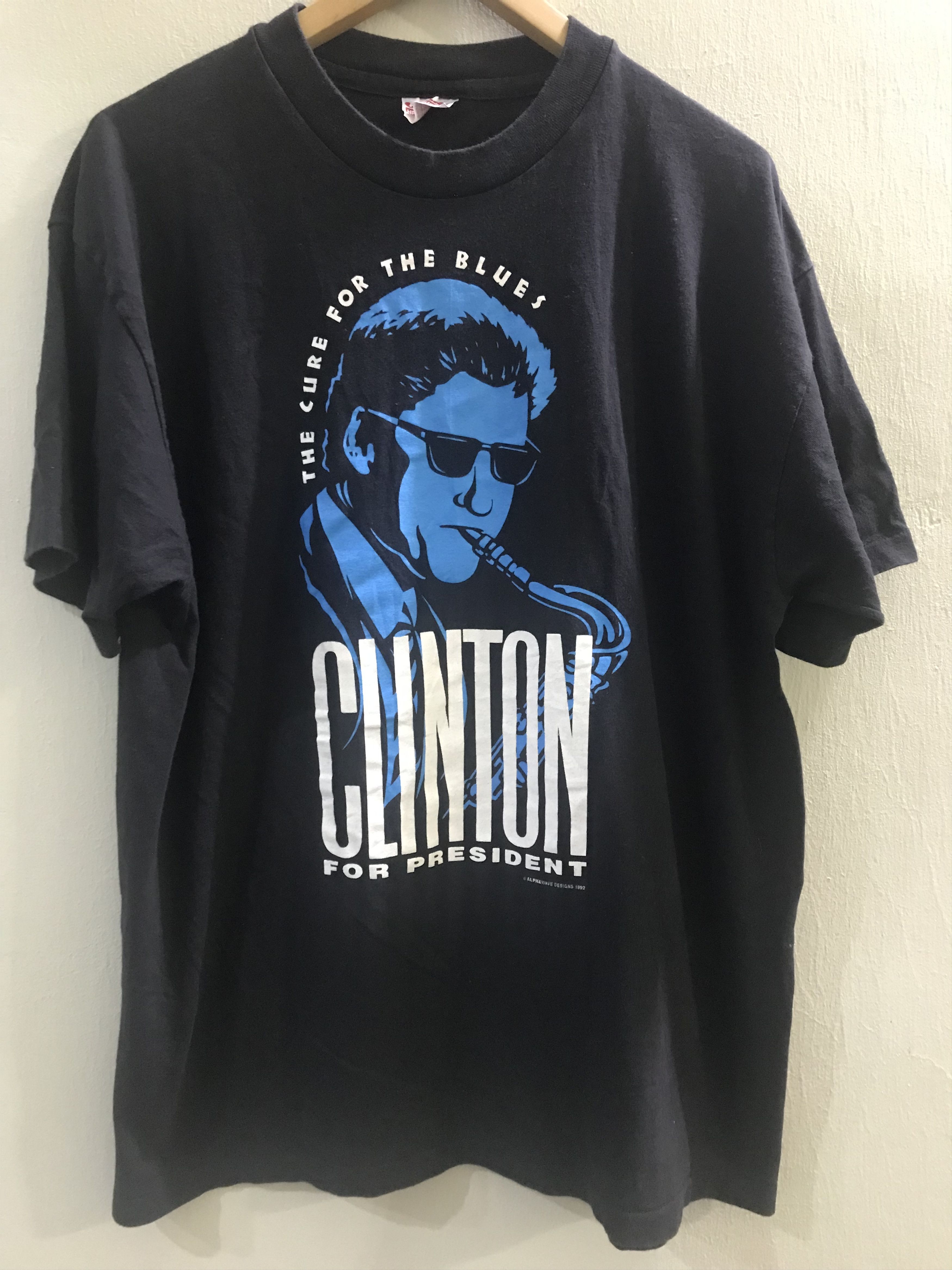 President's VINTAGE 90’S CLINTON FOR PRESIDENT TEE SHIRT Size US XL / EU 56 / 4 - 1 Thumbnail