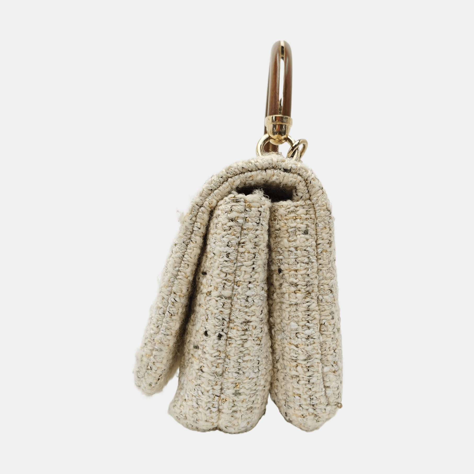 Chanel Chanel Tweed Classic Flap Handle Bag ONE SIZE Size ONE SIZE - 3 Thumbnail
