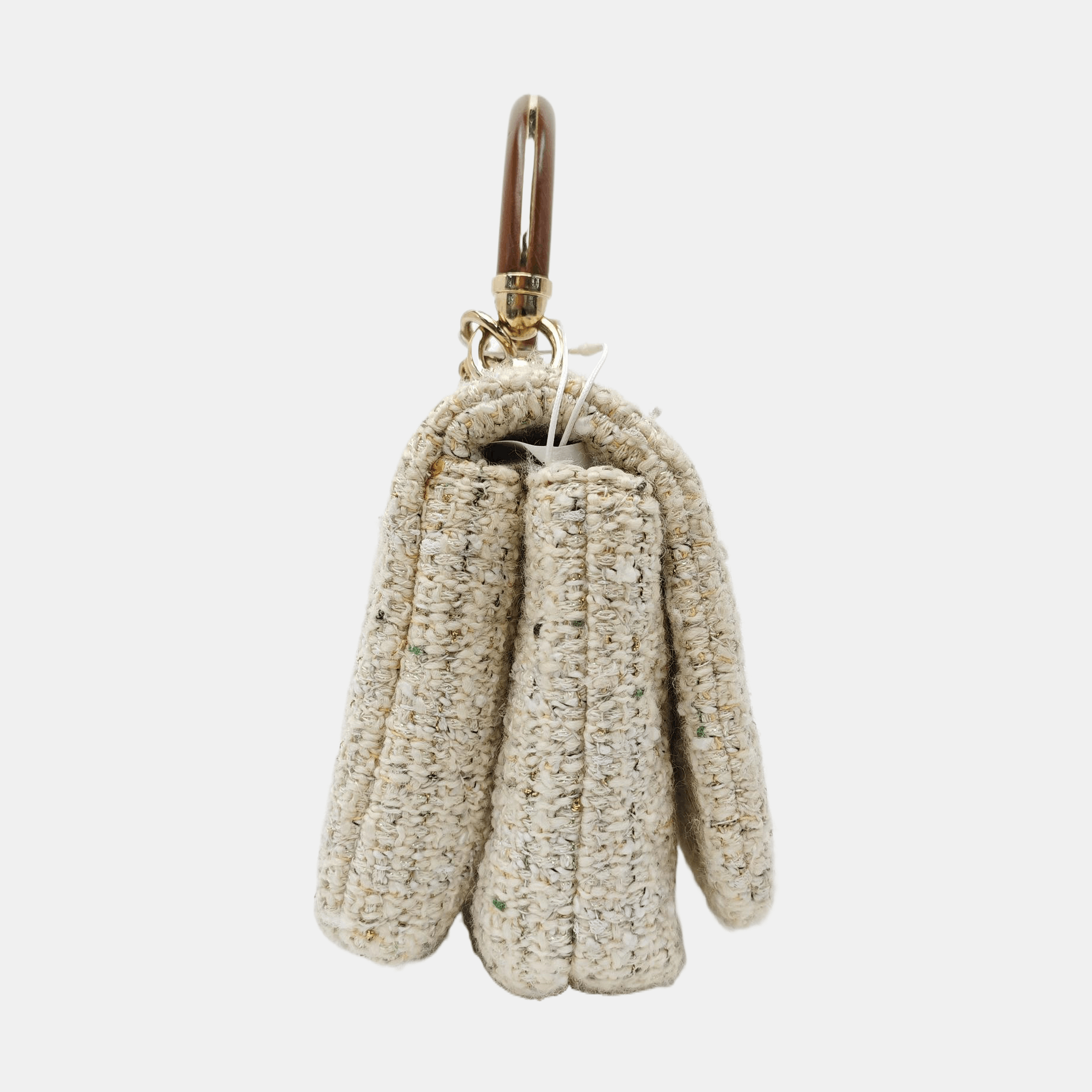 Chanel Chanel Tweed Classic Flap Handle Bag ONE SIZE Size ONE SIZE - 4 Thumbnail