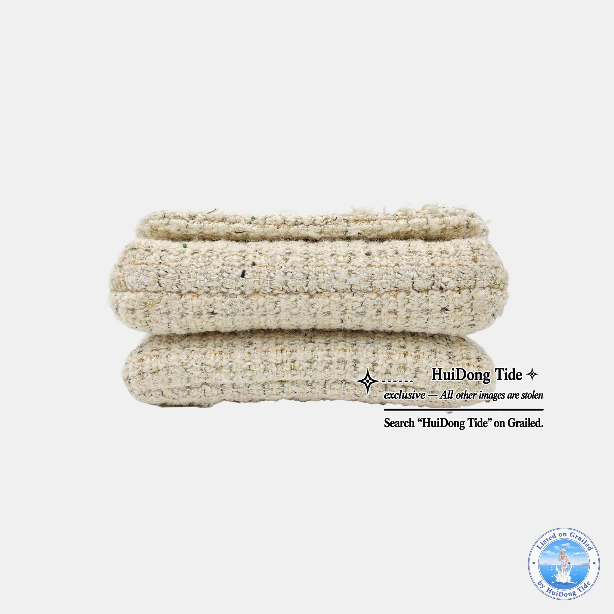 Chanel Chanel Tweed Classic Flap Handle Bag ONE SIZE Size ONE SIZE - 6 Thumbnail