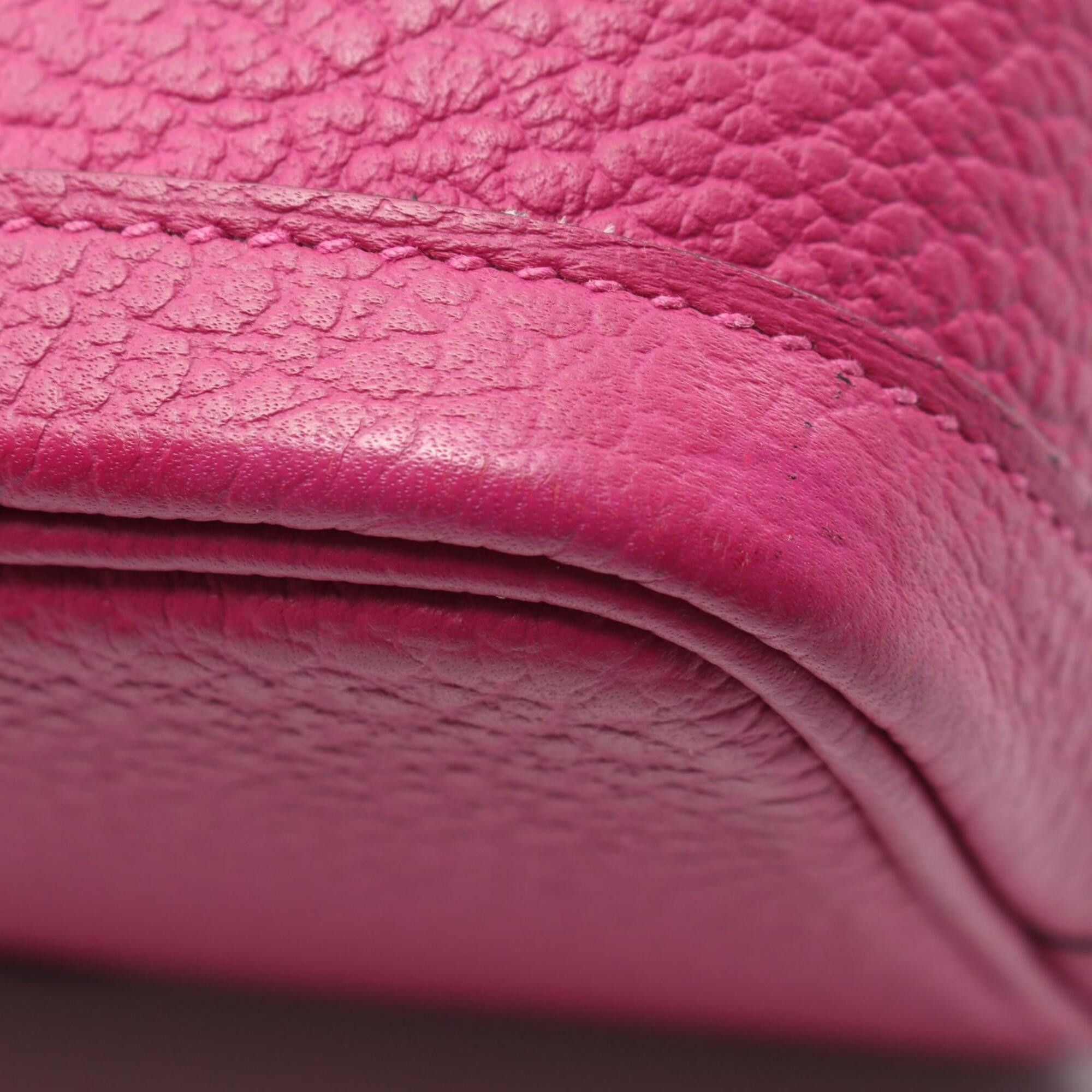 Hermes Hermes Garden Party TPM Rose Purple Tote Bag Handbag Vache Country Women's Pink Size ONE SIZE - 8 Thumbnail