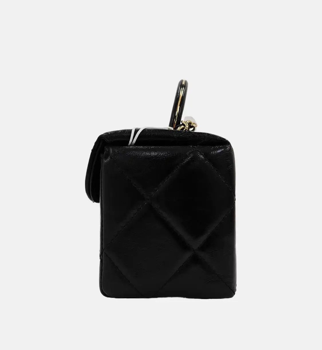 Chanel CHANEL mini black cowhide leather quilted shoulder bag handbag crossbody bag gol Size ONE SIZE - 3 Thumbnail