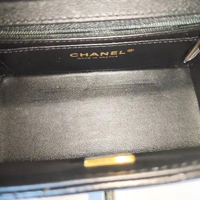 Chanel CHANEL mini black cowhide leather quilted shoulder bag handbag crossbody bag gol Size ONE SIZE - 11 Thumbnail