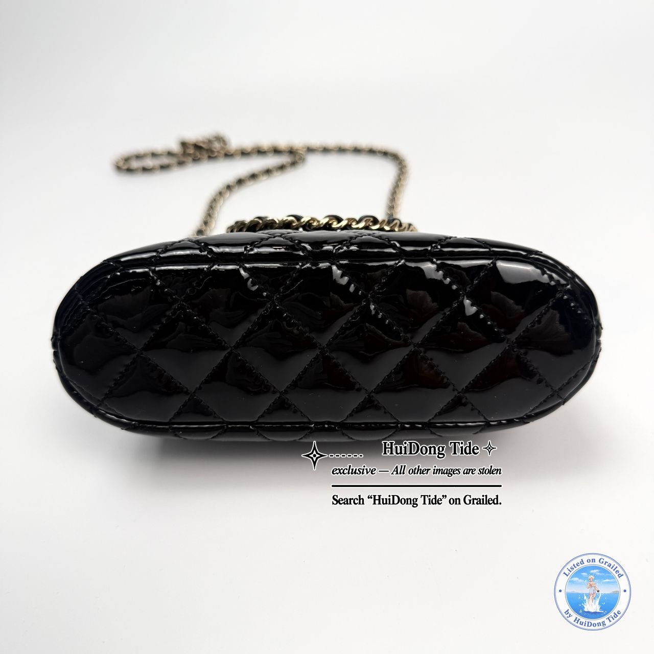 Chanel CHANEL Quilted Patent Leather Dome Bag Size ONE SIZE Size ONE SIZE - 10 Thumbnail