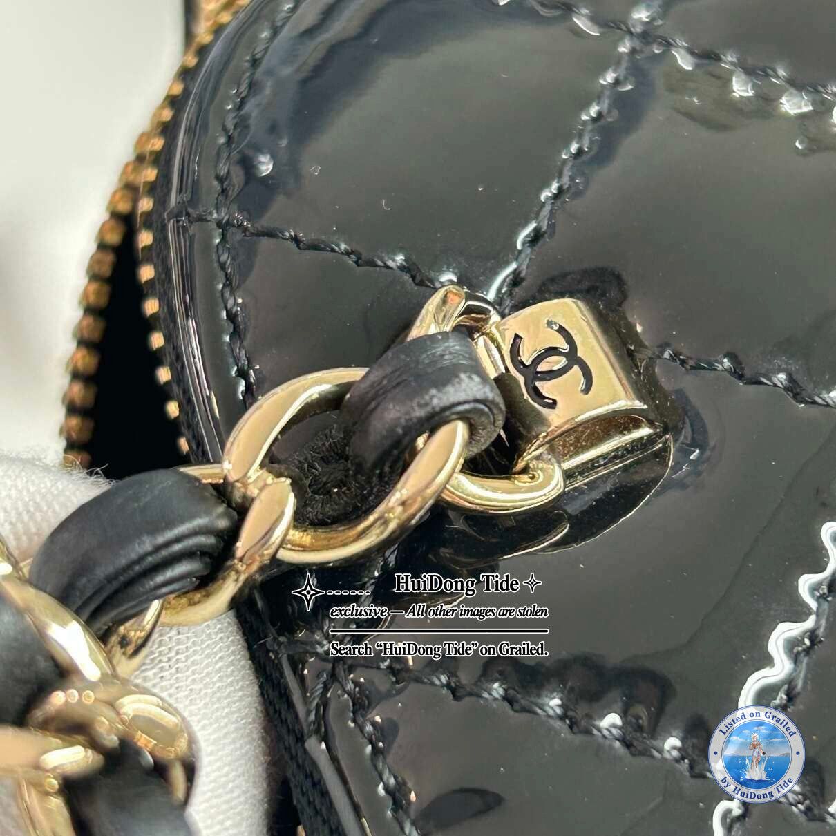 Chanel CHANEL Quilted Patent Leather Dome Bag Size ONE SIZE Size ONE SIZE - 8 Thumbnail