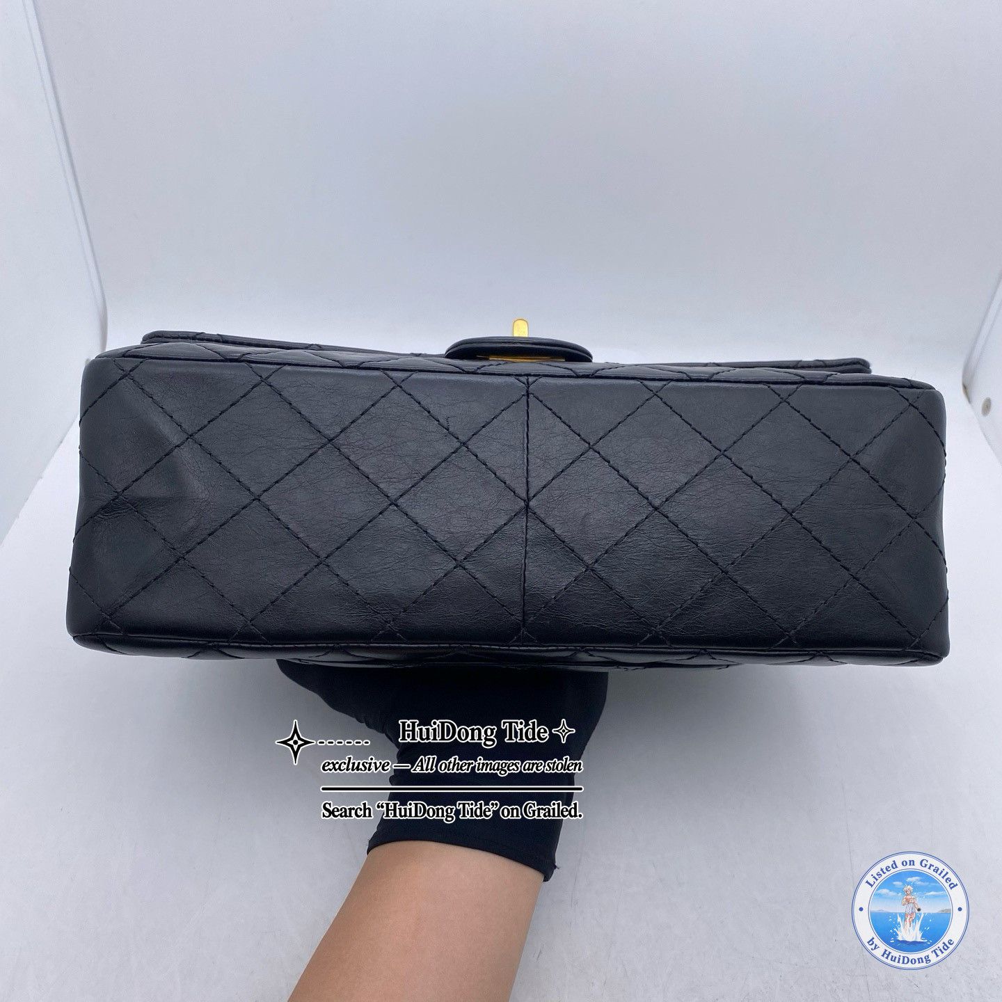 Chanel CHANEL 2.55 Quilted Leather Flap Shoulder Bag Size Large Size ONE SIZE - 6 Thumbnail
