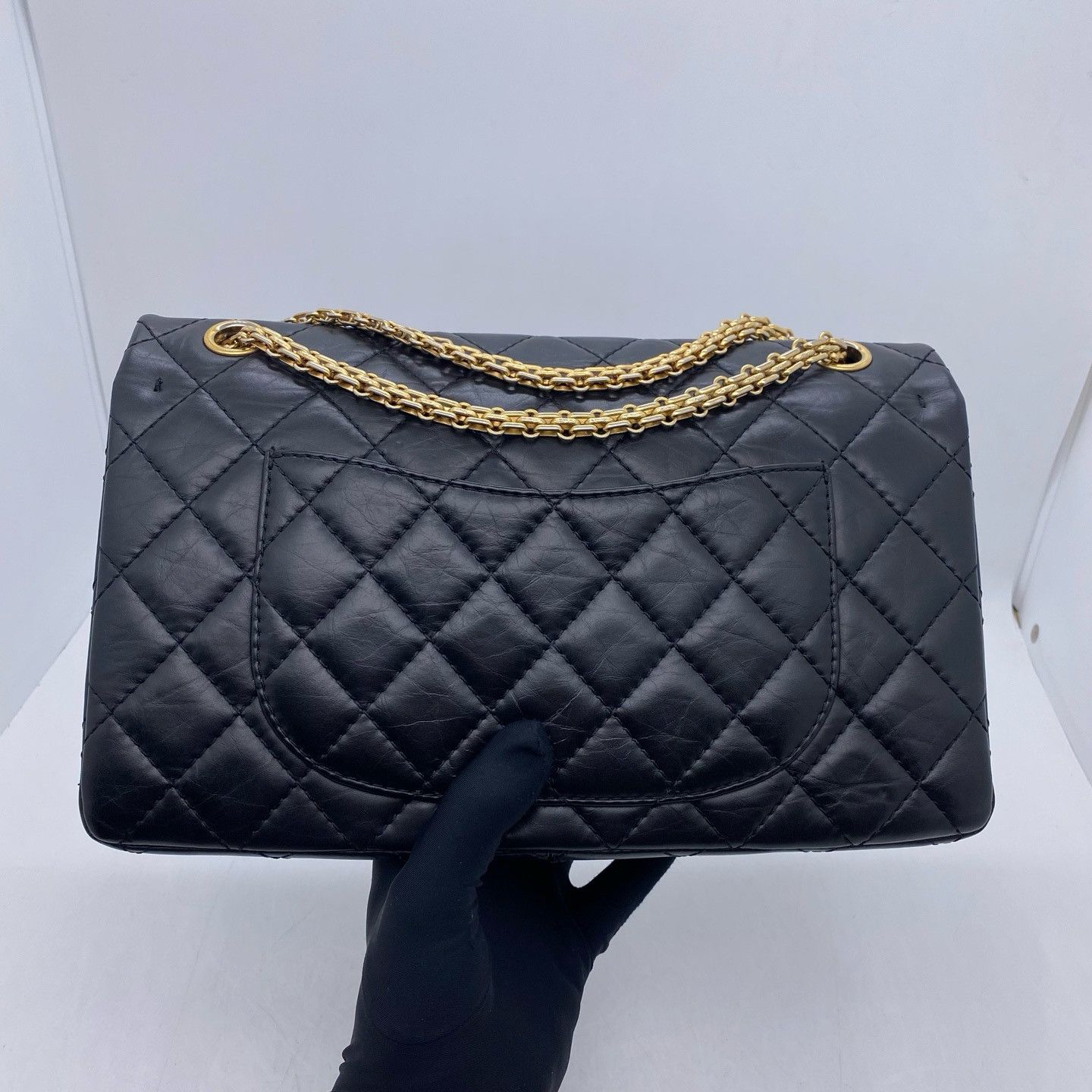 Chanel CHANEL 2.55 Quilted Leather Flap Shoulder Bag Size Large Size ONE SIZE - 5 Thumbnail