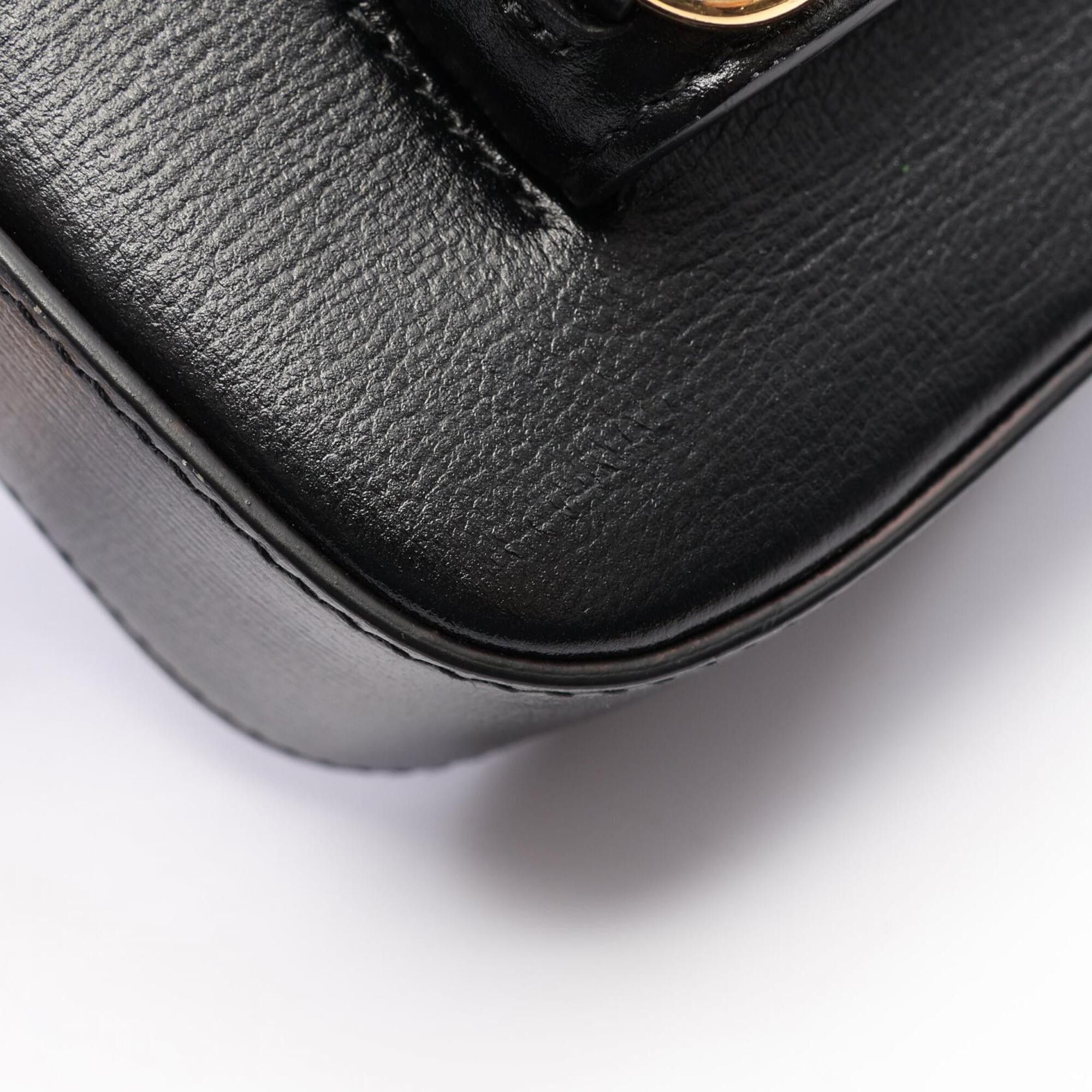 Gucci Gucci Horsebit 1955 Nano Bag Shoulder Handbag Leather Women's Black 760253 Size ONE SIZE - 5 Thumbnail