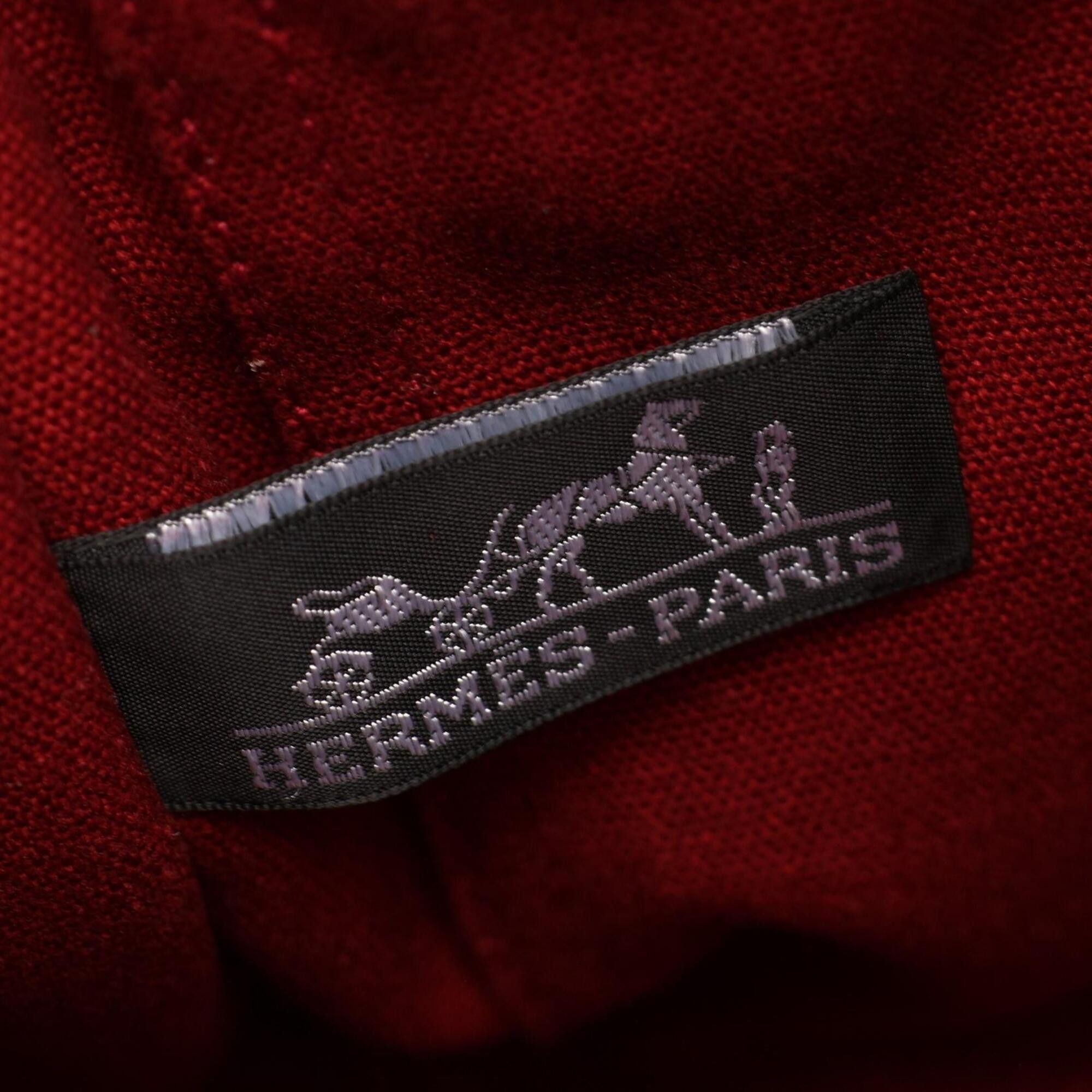 Hermes Hermes Fourre-Tout Bassas PM Shoulder Bag Handbag Canvas Men's Women's Bordeaux Size ONE SIZE - 4 Thumbnail