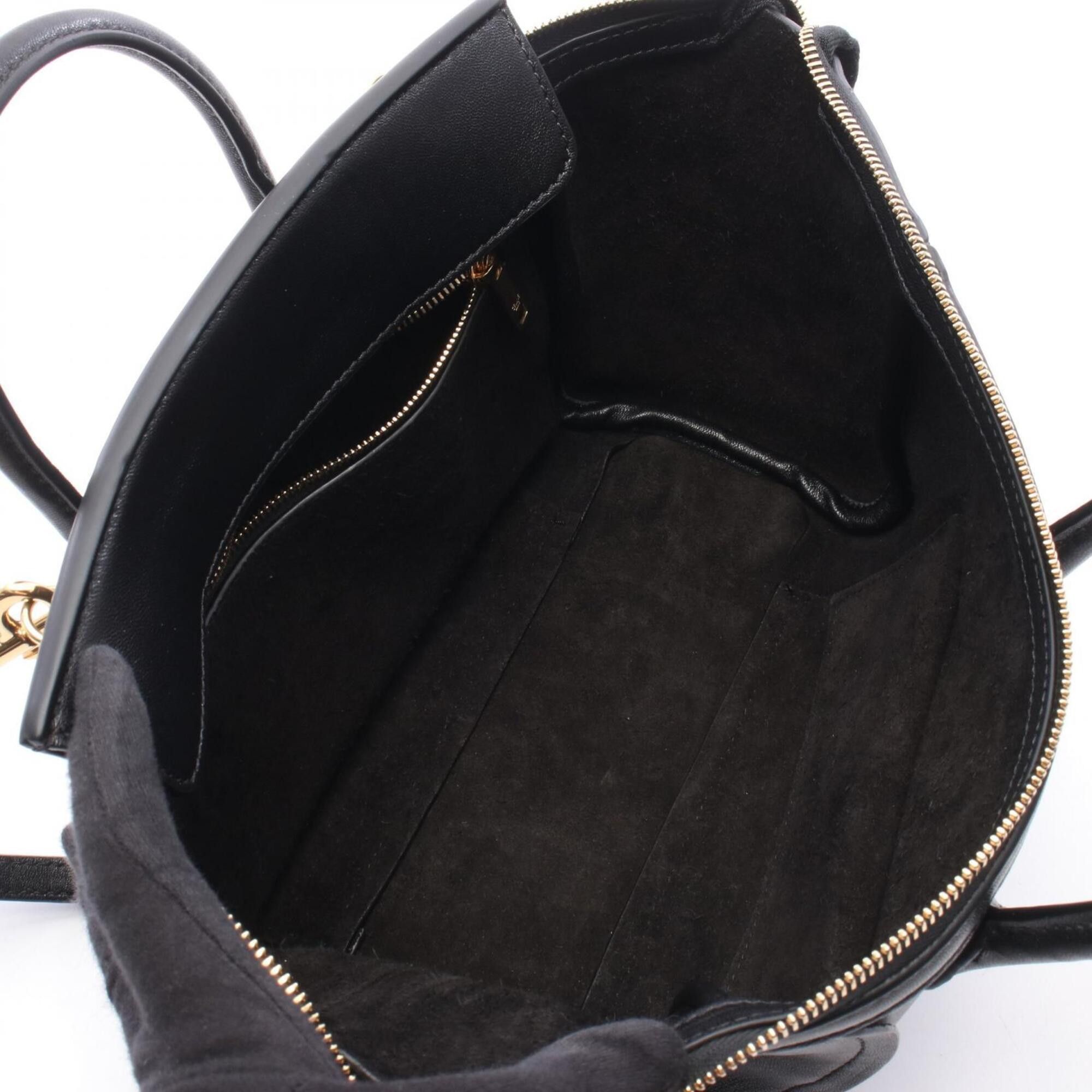 Celine Celine Little Luggage Small 2-Way Handbag, Leather, Women's, Black, L108J3056.38NO Size ONE SIZE - 3 Thumbnail