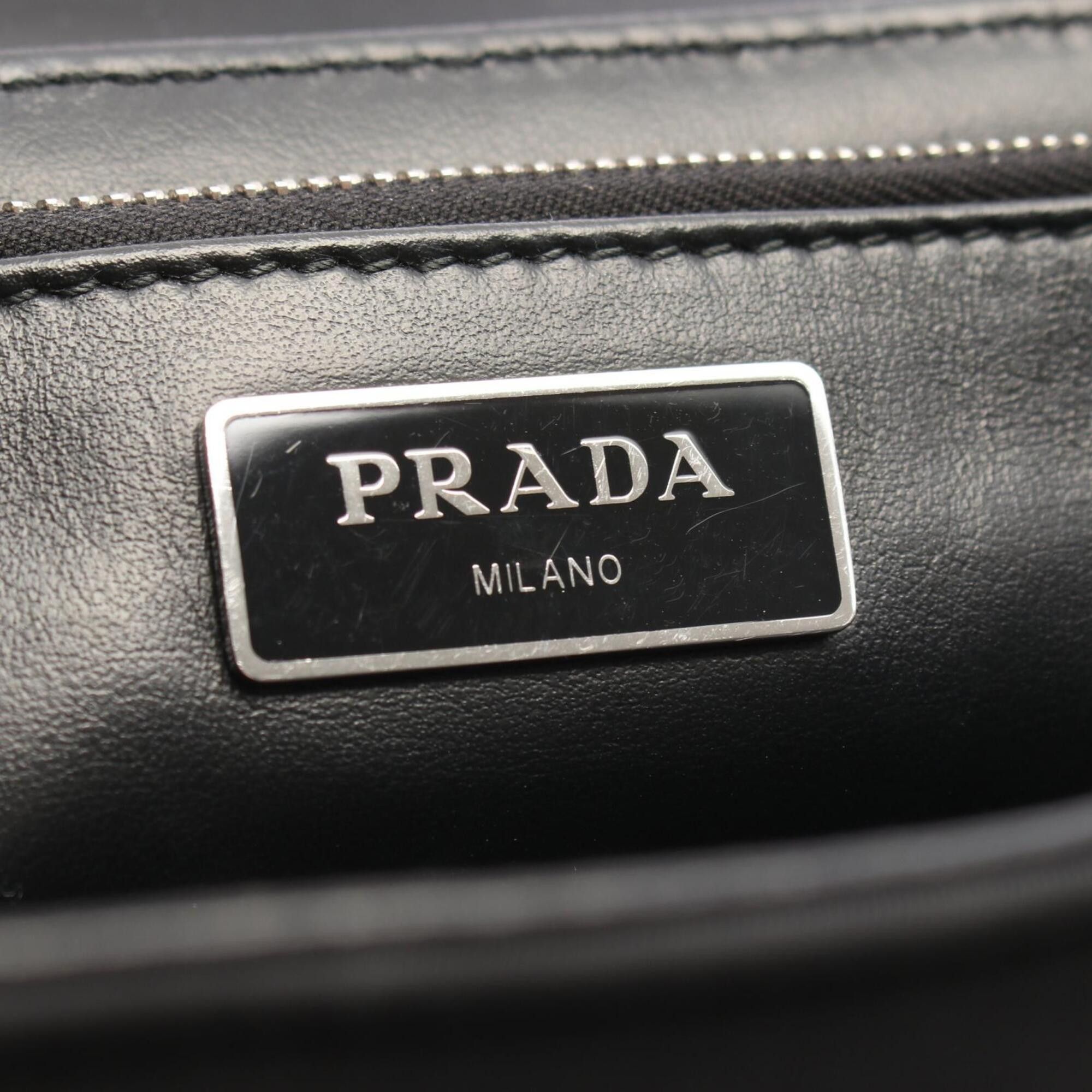 Prada Prada Shoulder Bag Handbag Nylon Leather Women's Black 1BD295 Size ONE SIZE - 4 Thumbnail