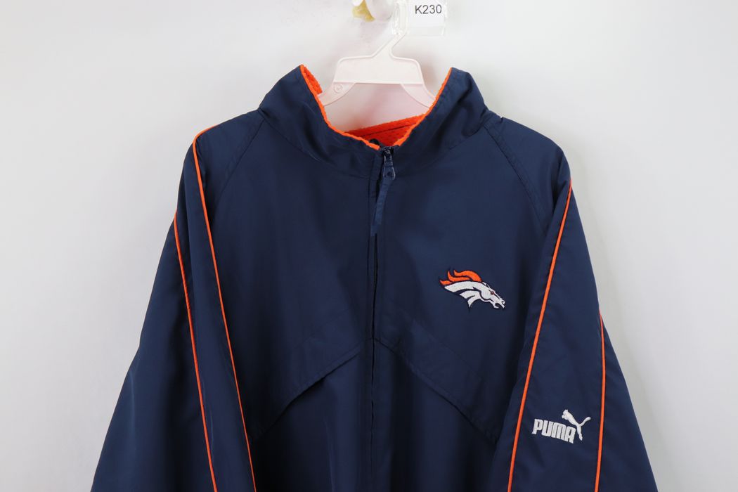 Denver Broncos Jacket Men XL Adult Windbreaker PUMA NFL Football Vintage  NWT