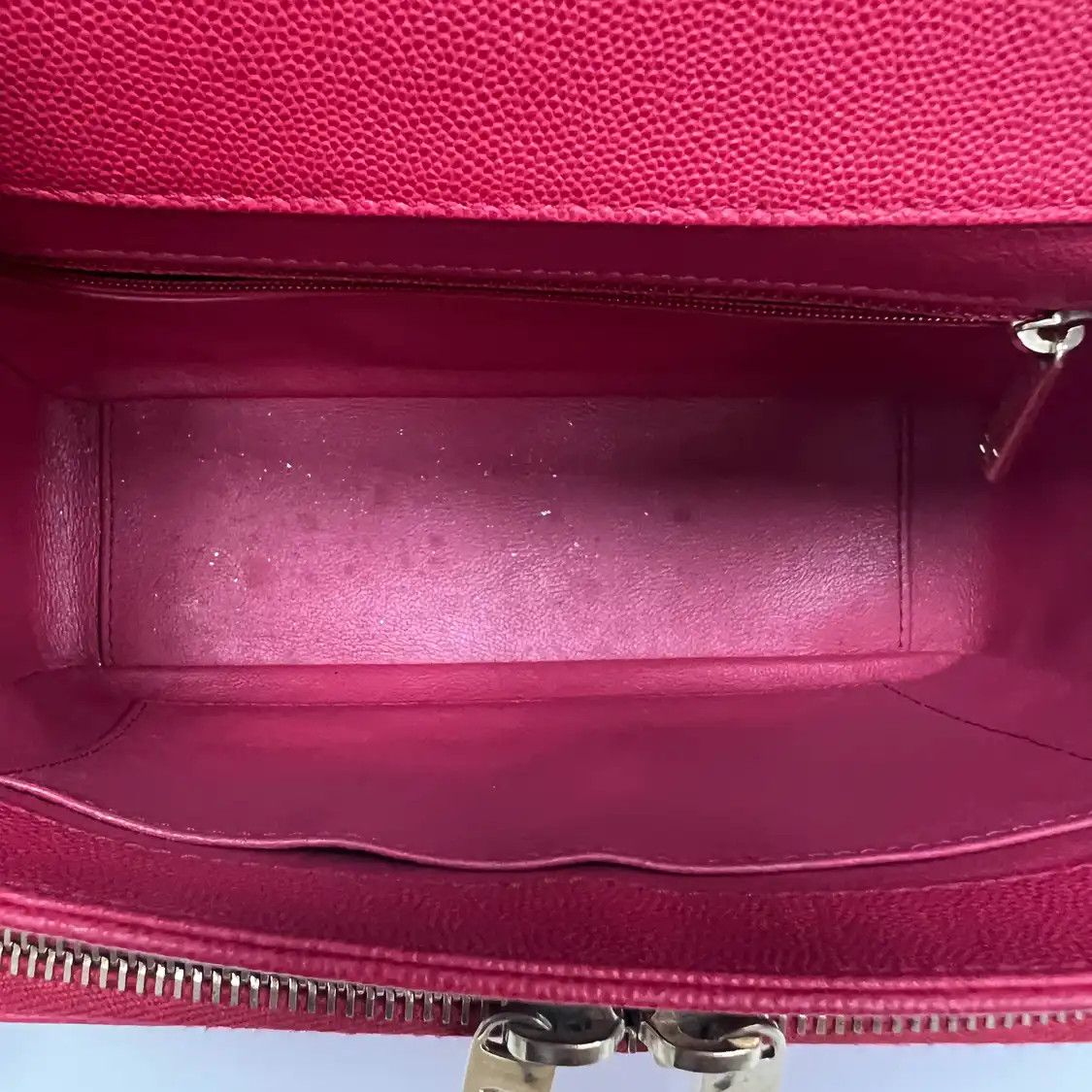 Chanel CHANEL BUSINESS AFFINITY Medium red pebbled cowhide leather quilted shoulder bag Size ONE SIZE - 5 Thumbnail