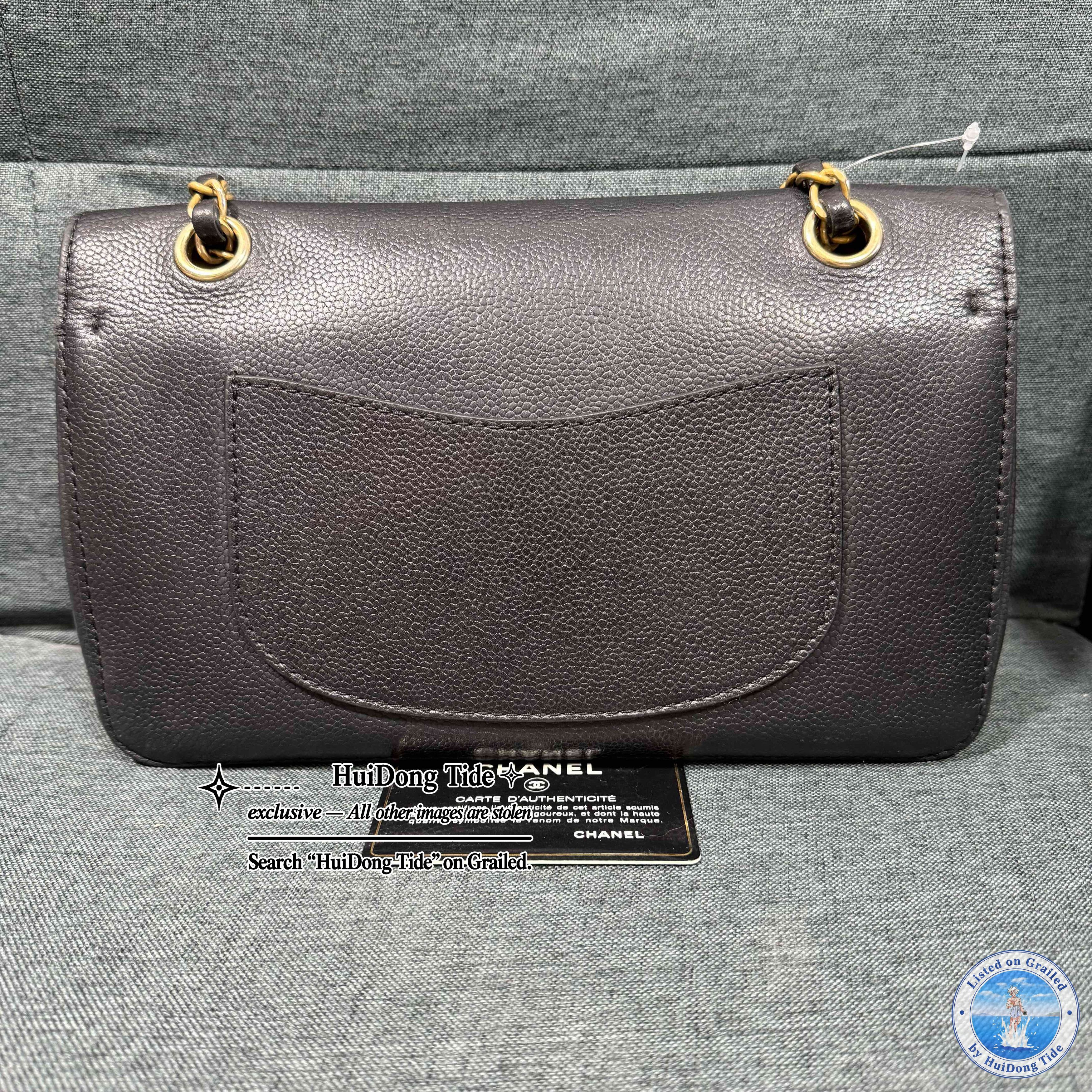 Chanel CHANEL Classic Flap Medium Caviar Leather Shoulder Bag Size ONE SIZE - 5 Thumbnail
