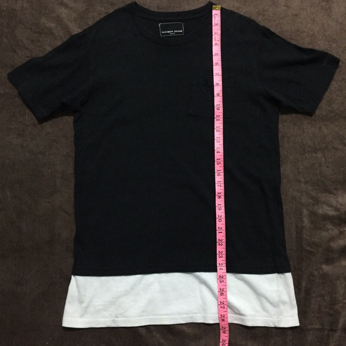 Japanese Brand × Number (N)ine Number (N)ine Denim Plain Tee Size US M / EU 48-50 / 2 - 3 Thumbnail